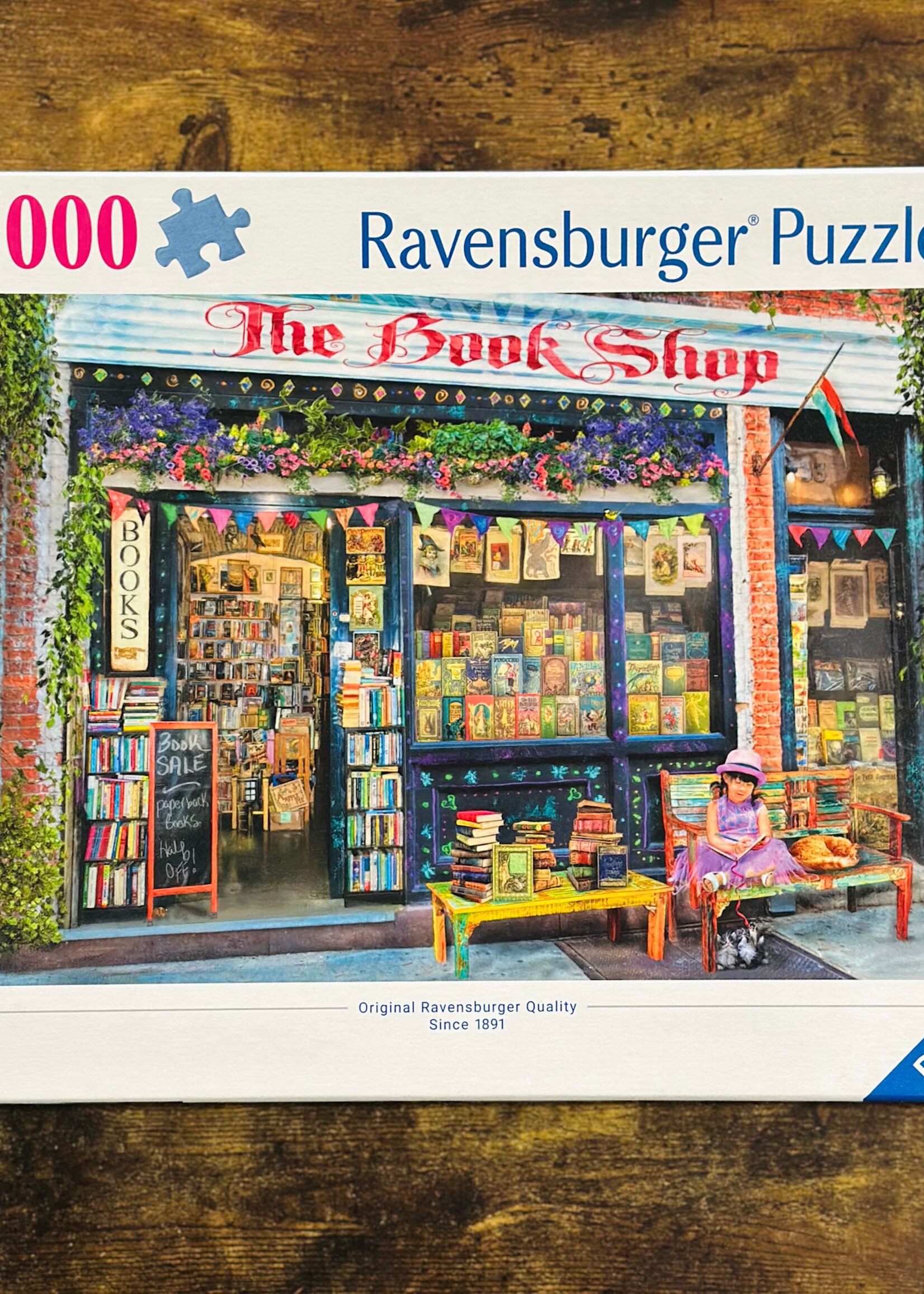 Ravensburger Puzzle - The Bookshop 1000 Pc.