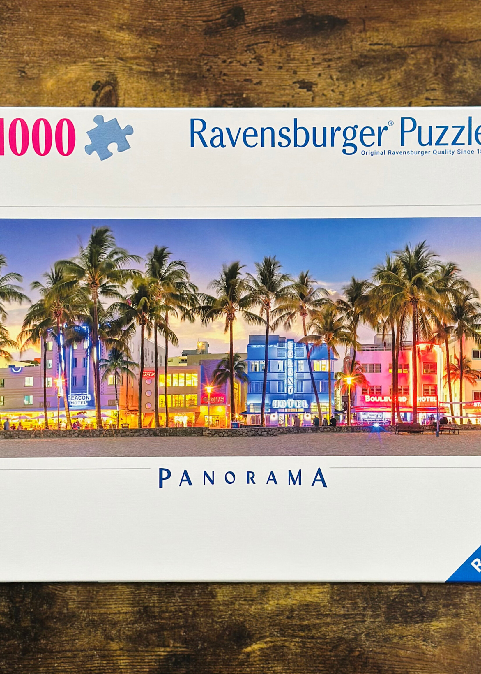 Ravensburger Puzzle - Night Glow on Ocean Drive 1000 Pc.