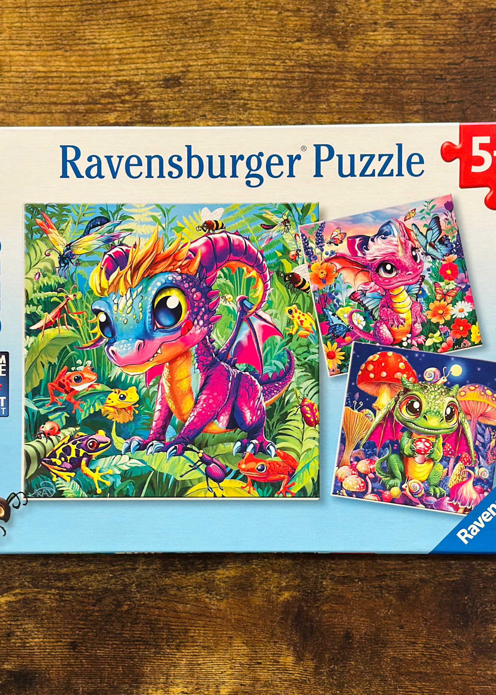 Ravensburger Puzzle - Baby Garden Dragons 3x49 Pc.