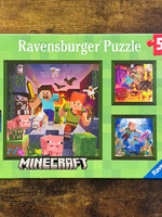 Ravensburger Puzzle - Minecraft Biomes 3x49 Pc.