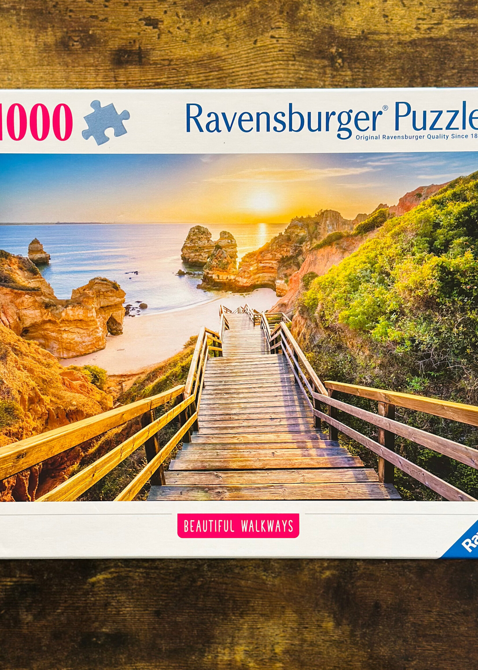 Ravensburger Puzzle - Stairway to Camilo Beach, Algarve (Beautiful Walkways) 1000 Pc.