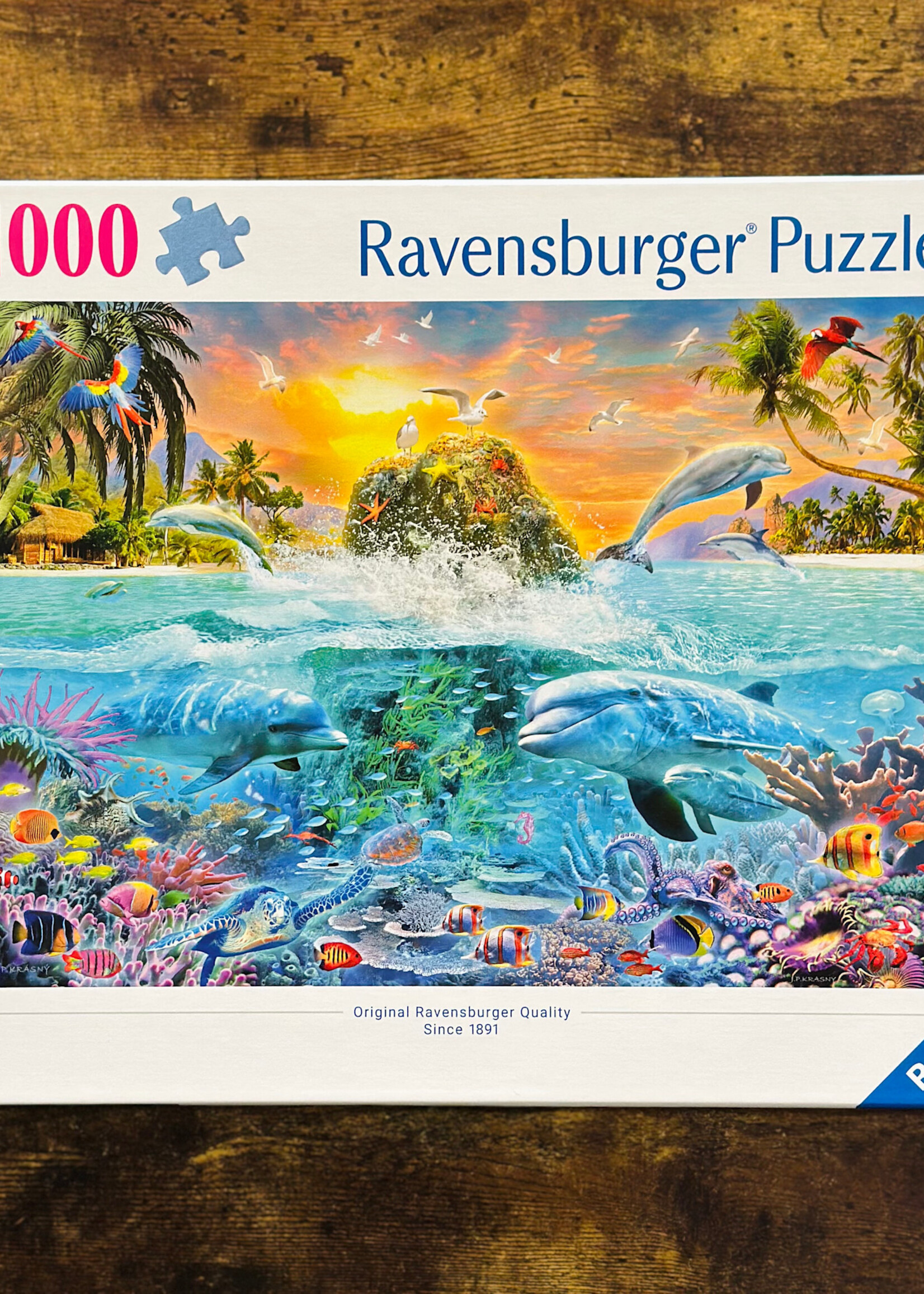 Ravensburger Puzzle - The Underwater Island 1000 Pc.