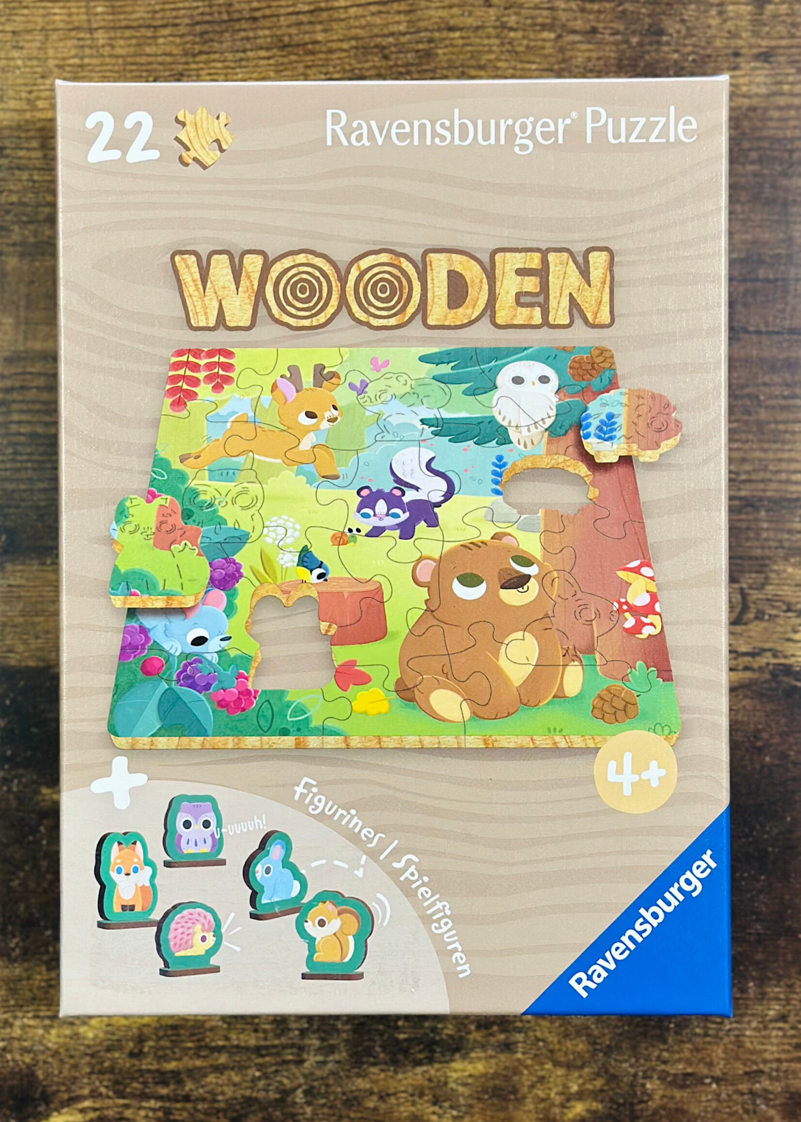 Ravensburger Puzzle - Forest Friends (Wooden) 22 Pc.
