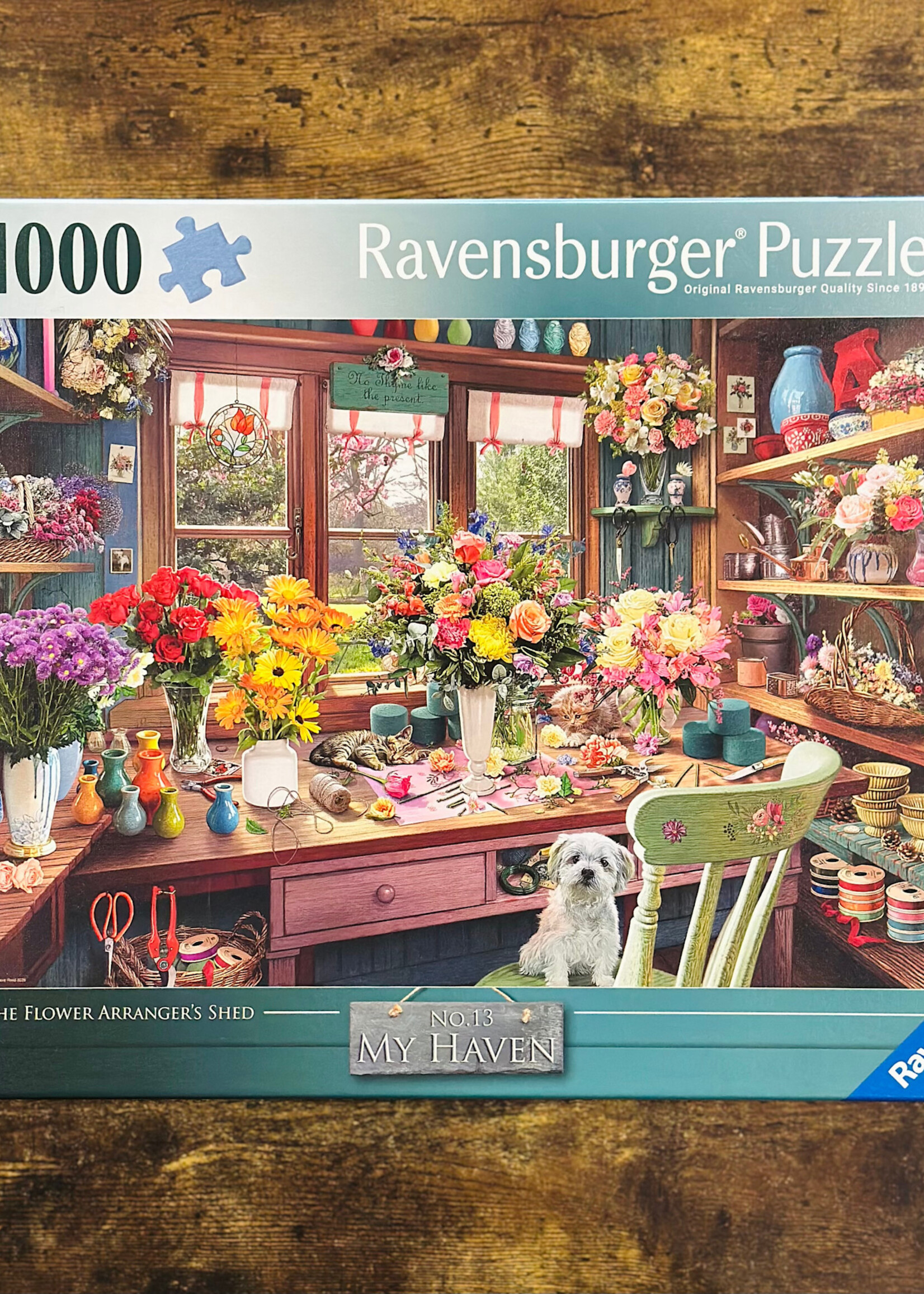 Ravensburger Puzzle - The Flower Arranger’s Shed 1000 Pc.