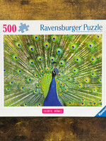 Ravensburger Puzzle - Peacock (Colorful Animals) 500 Pc.