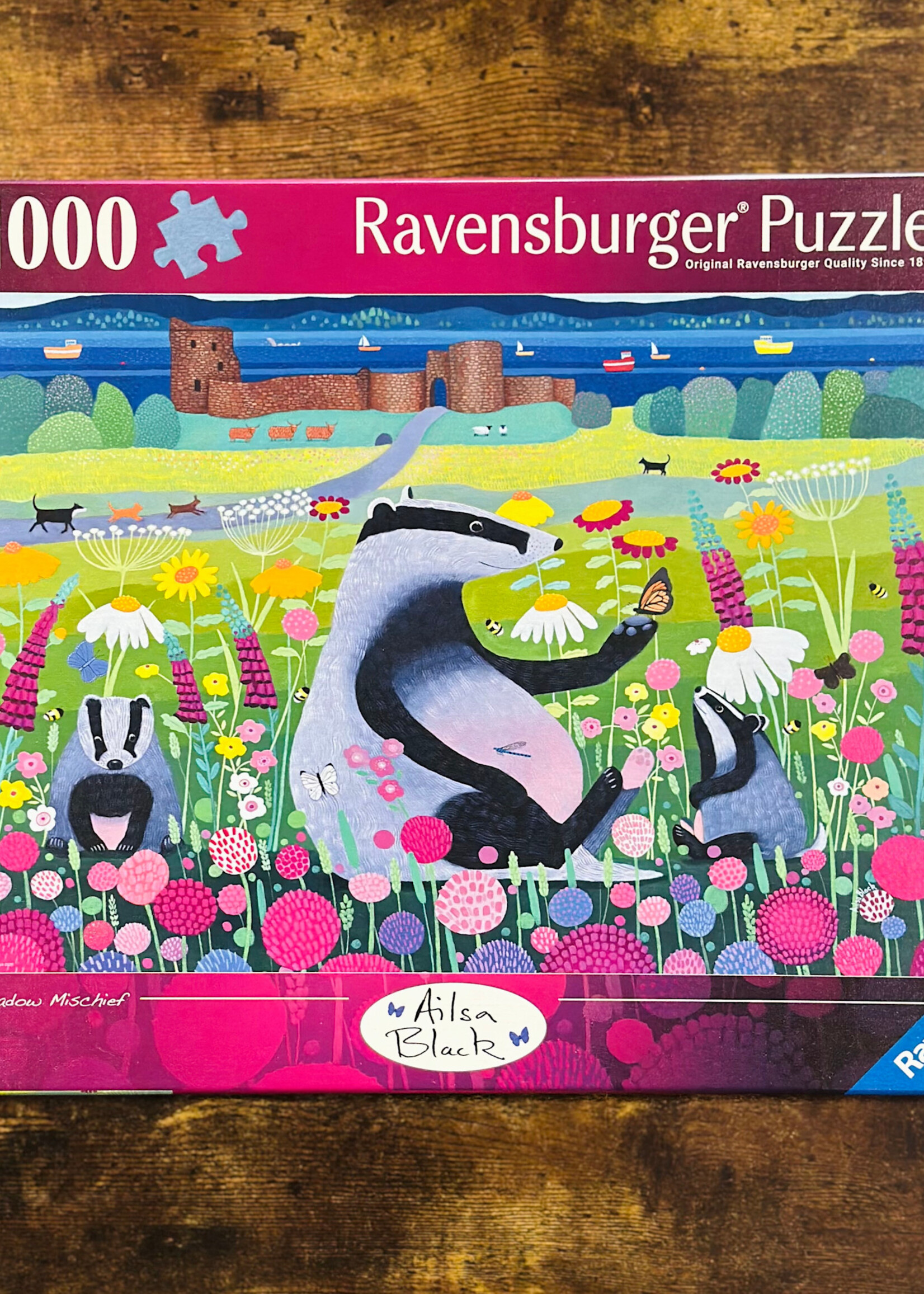 Ravensburger Puzzle - Meadow Mischief 1000 Pc.