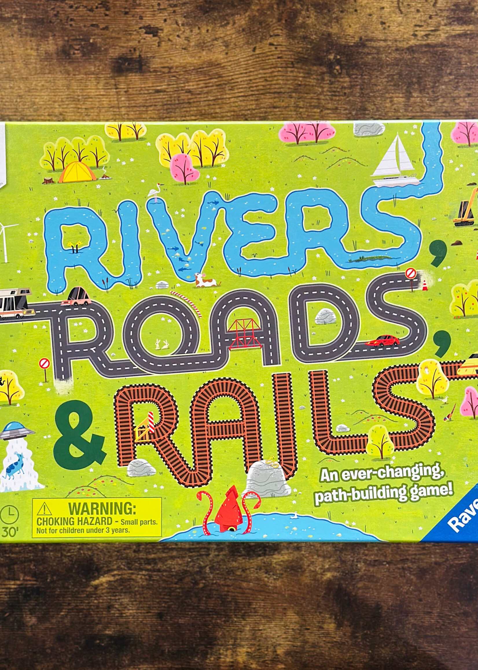Ravensburger Game - Rivers, Roads & Rails