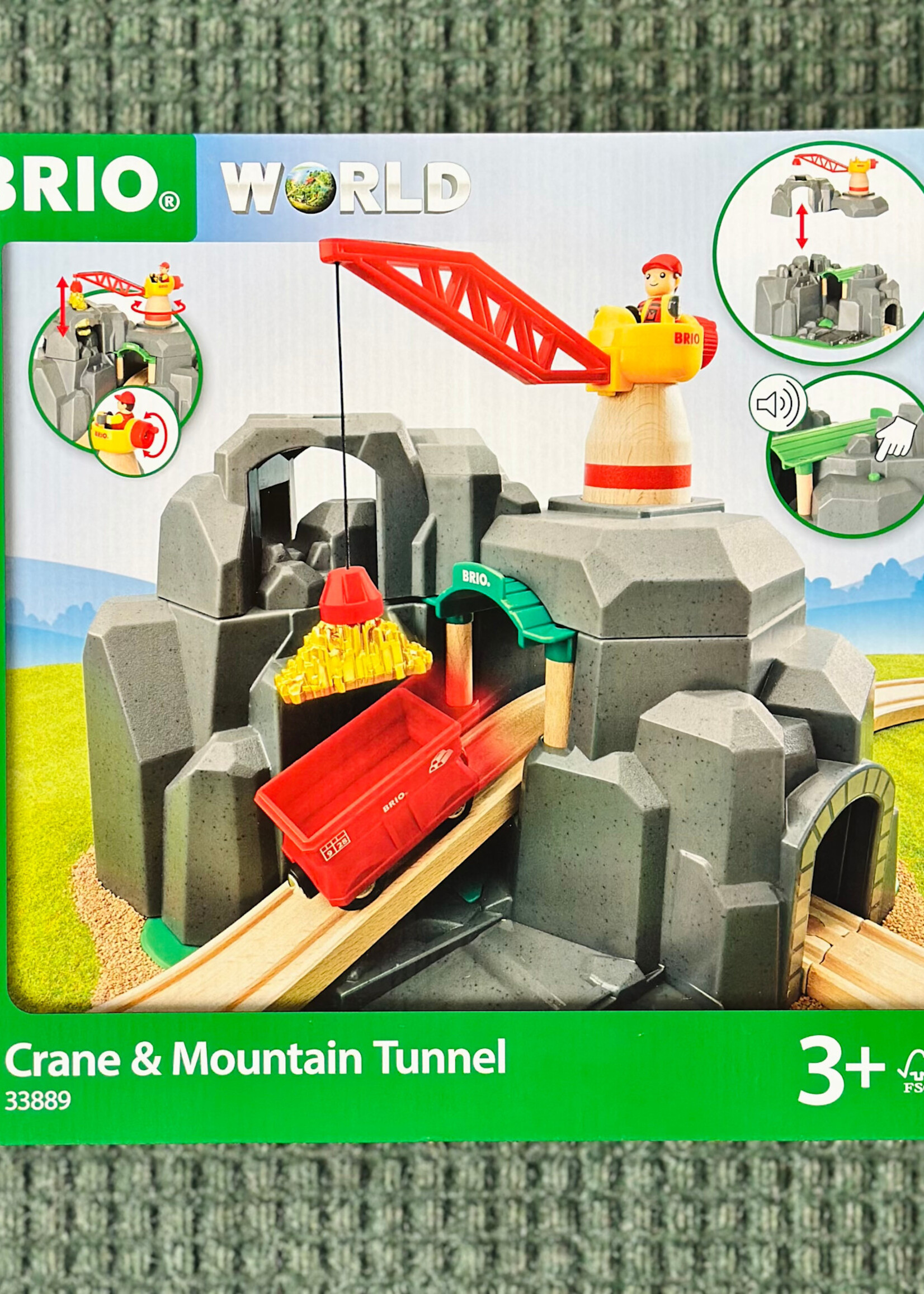 Brio Crane & Mountain Tunnel