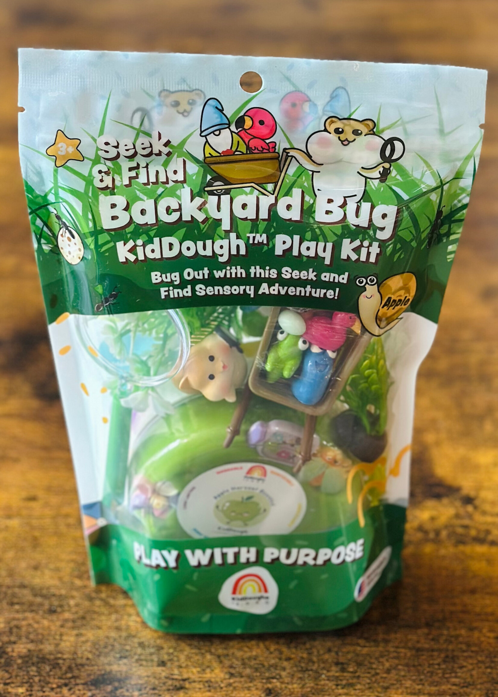 Earth Grown KidDoughs Backyard Bug Seek & Find KidDough Play Kit