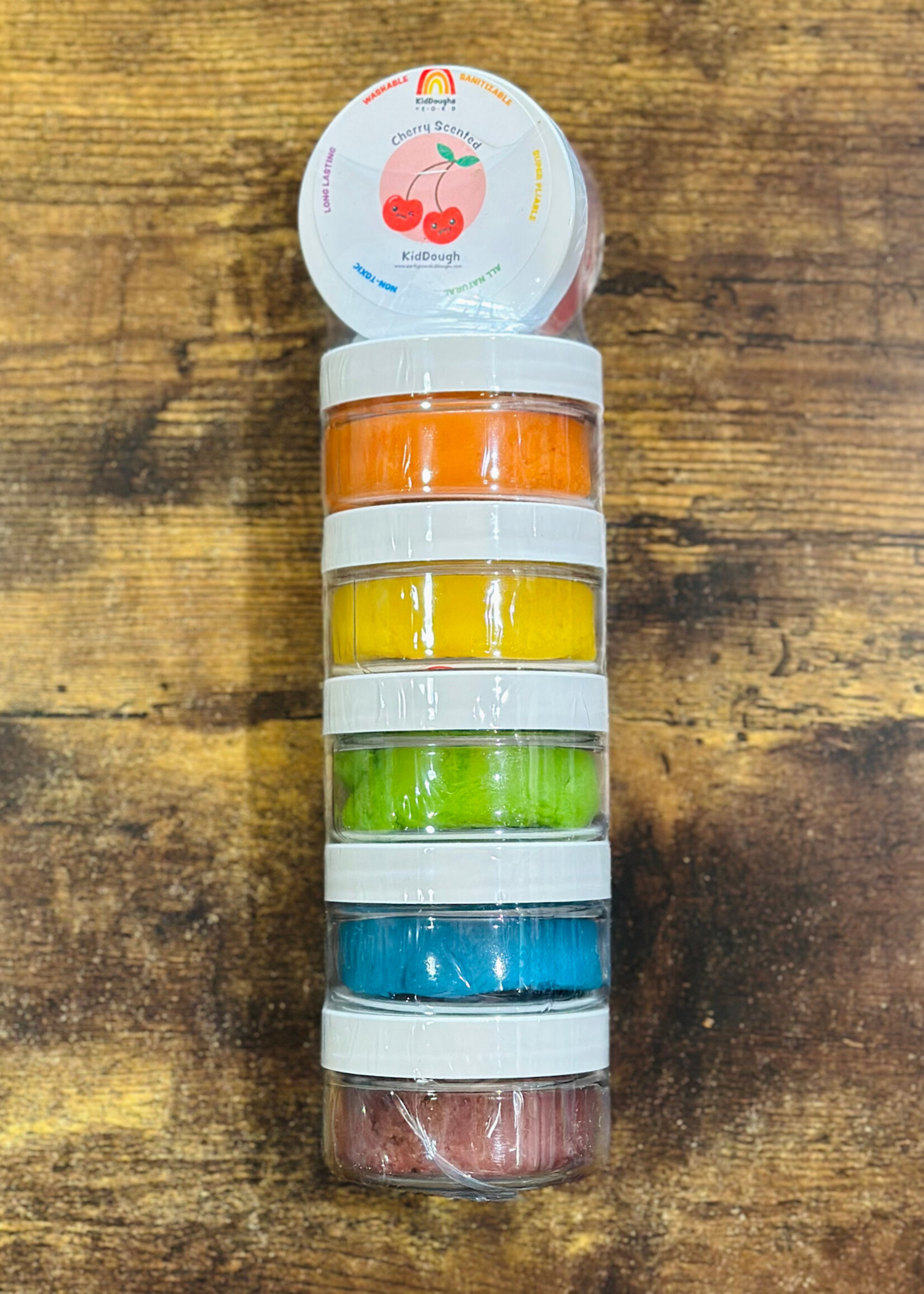 Earth Grown KidDoughs Mini KidDough Rainbow Kit (Fruit)