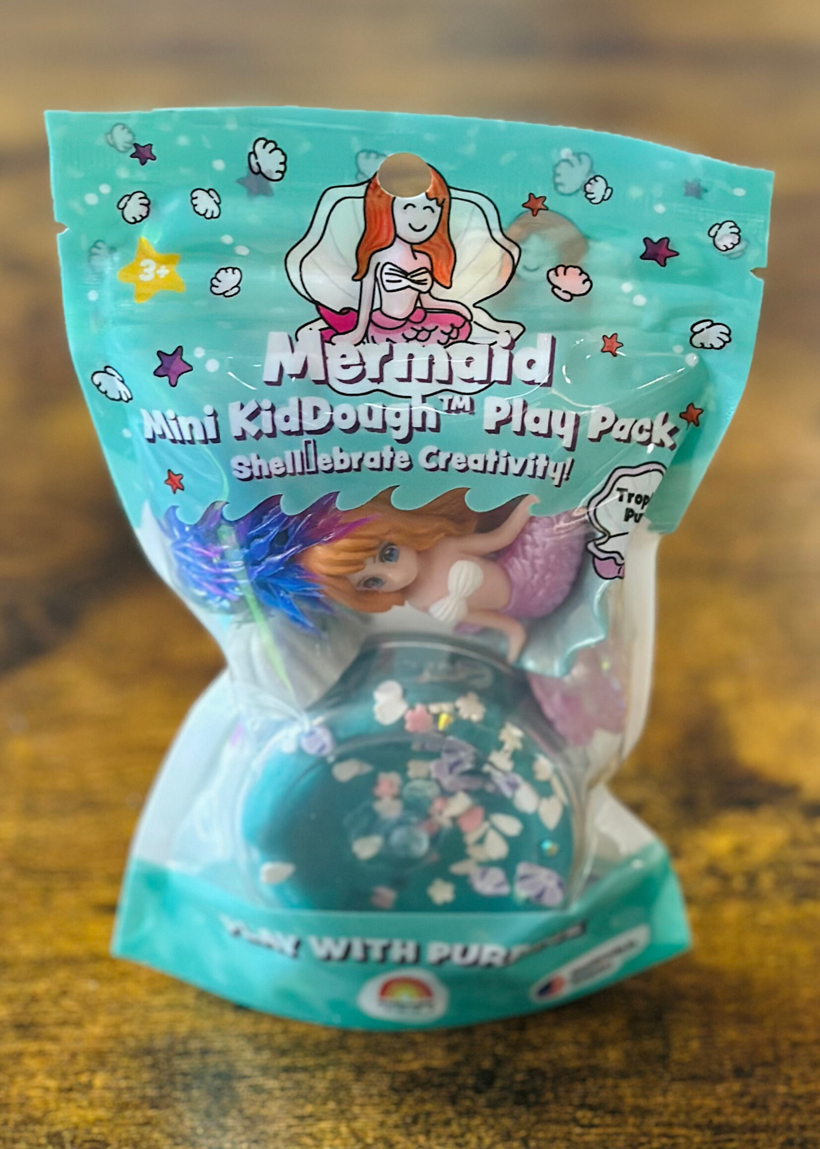 Earth Grown KidDoughs Mermaid Mini KidDough Play Pack