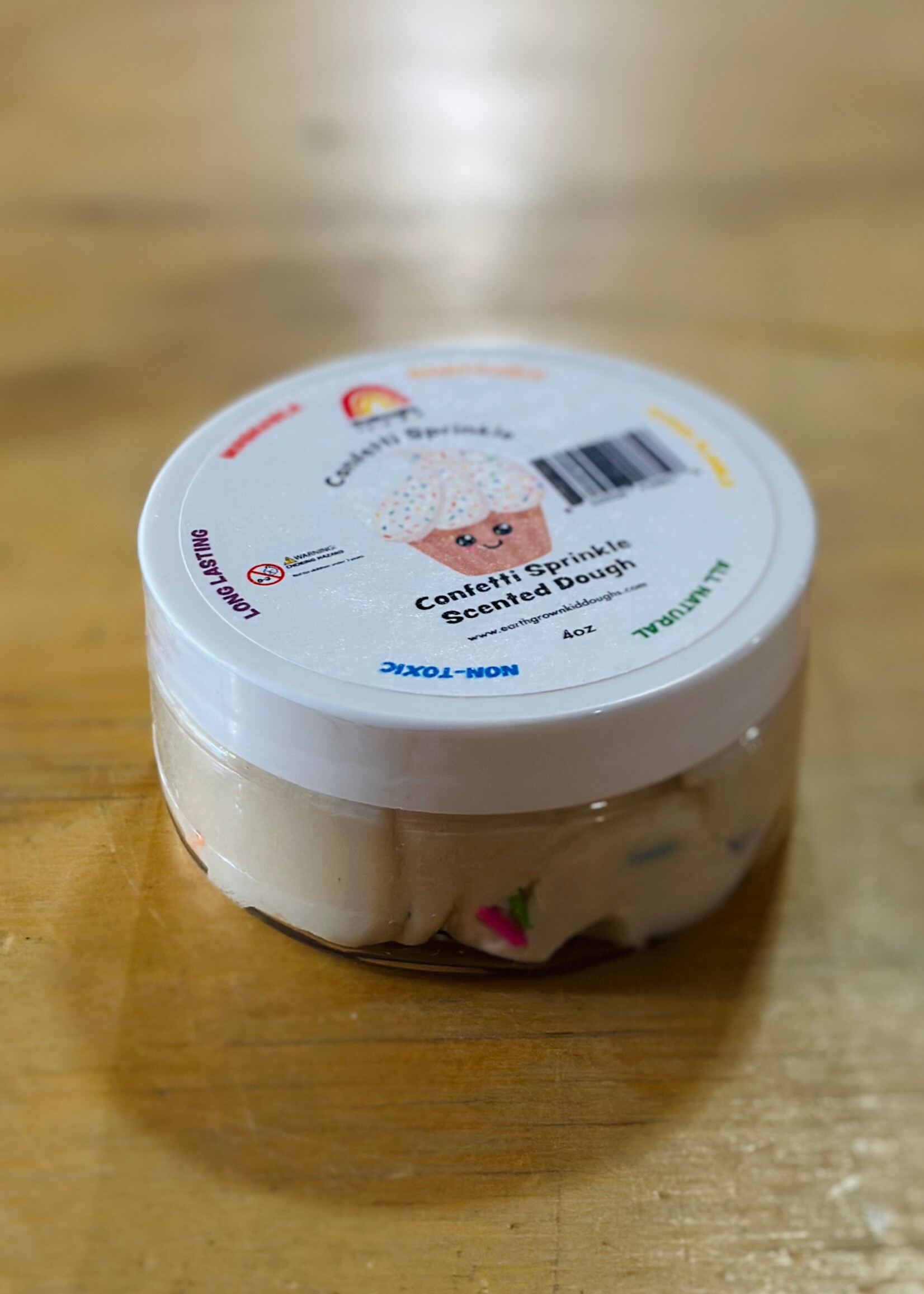 Earth Grown KidDoughs Confetti Sprinkle KidDough - 4 oz.