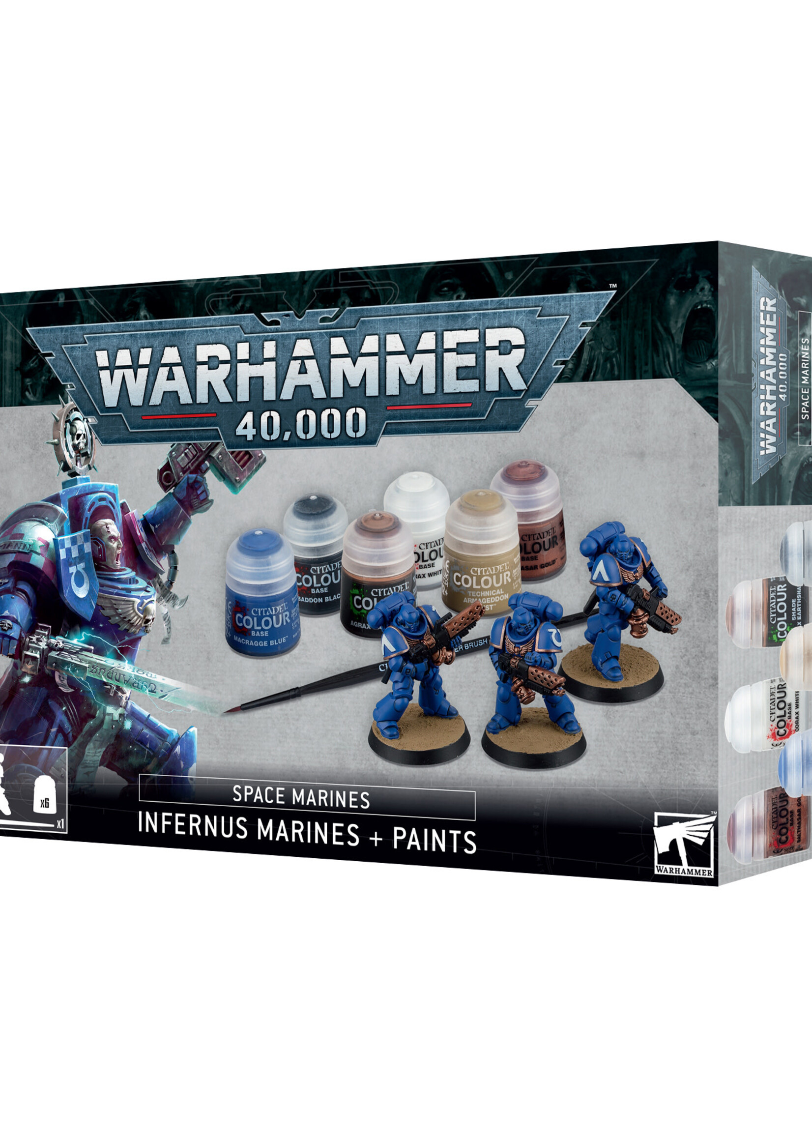 Warhammer Space Marines: Infernus Marines and Paints