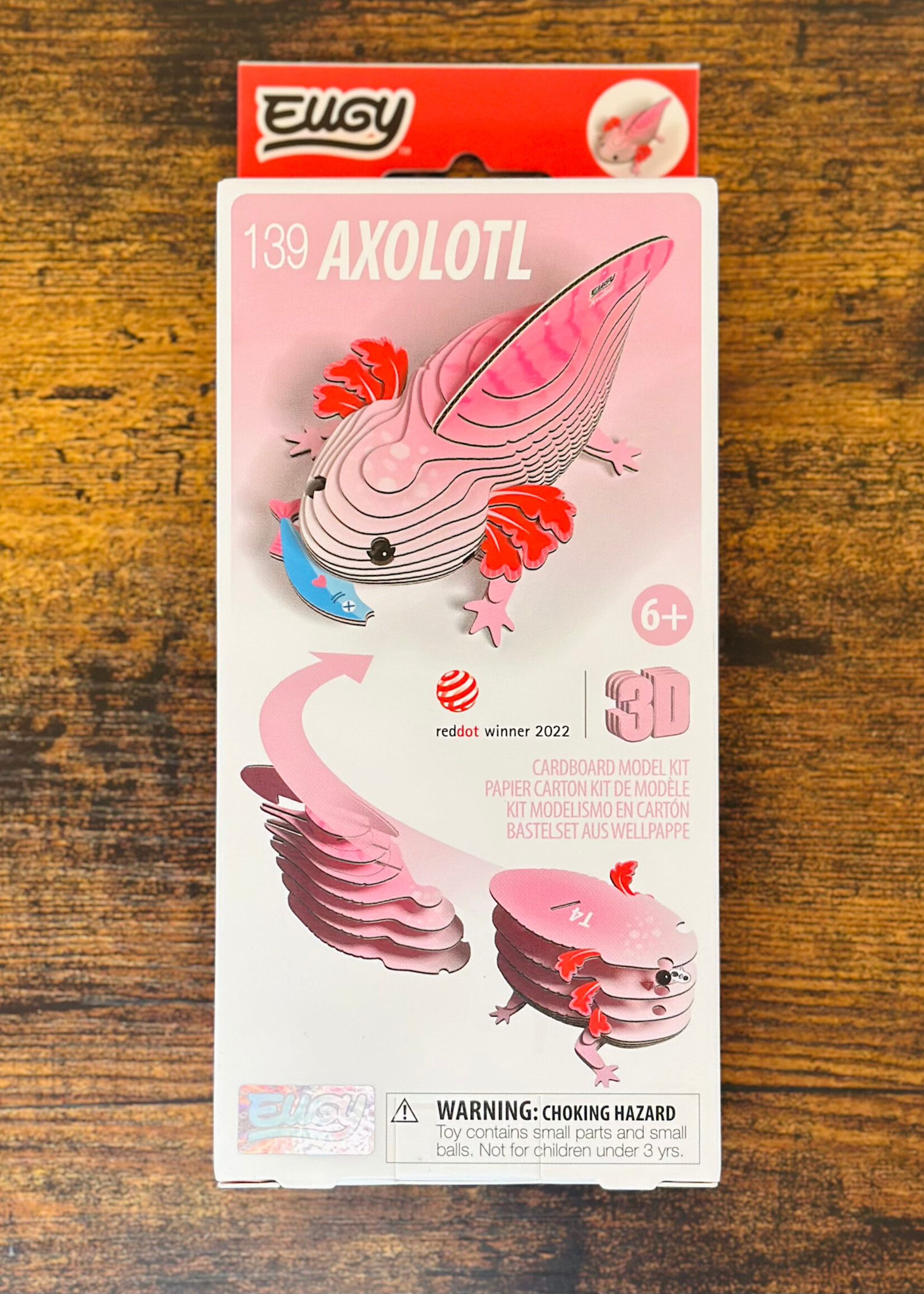 Safari Eugy - Axolotl (3D Puzzle)