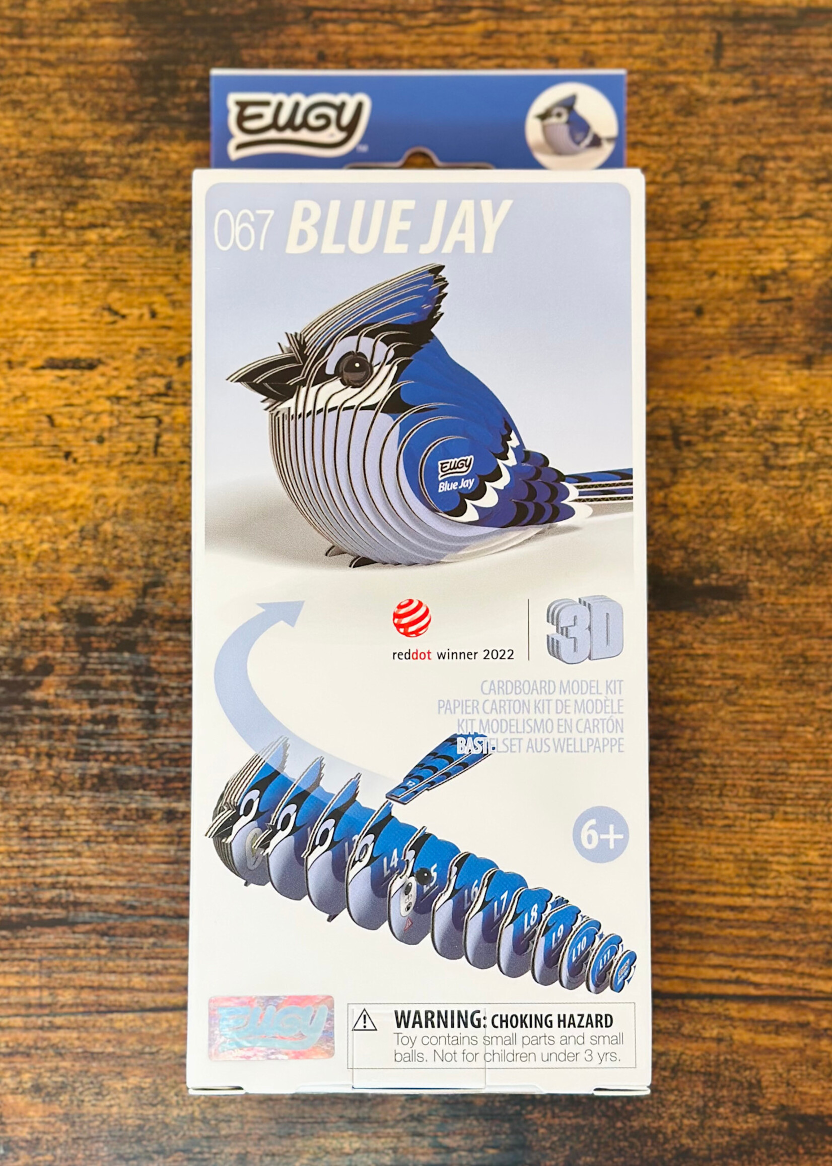 Safari Eugy - Blue Jay (3D Puzzle)