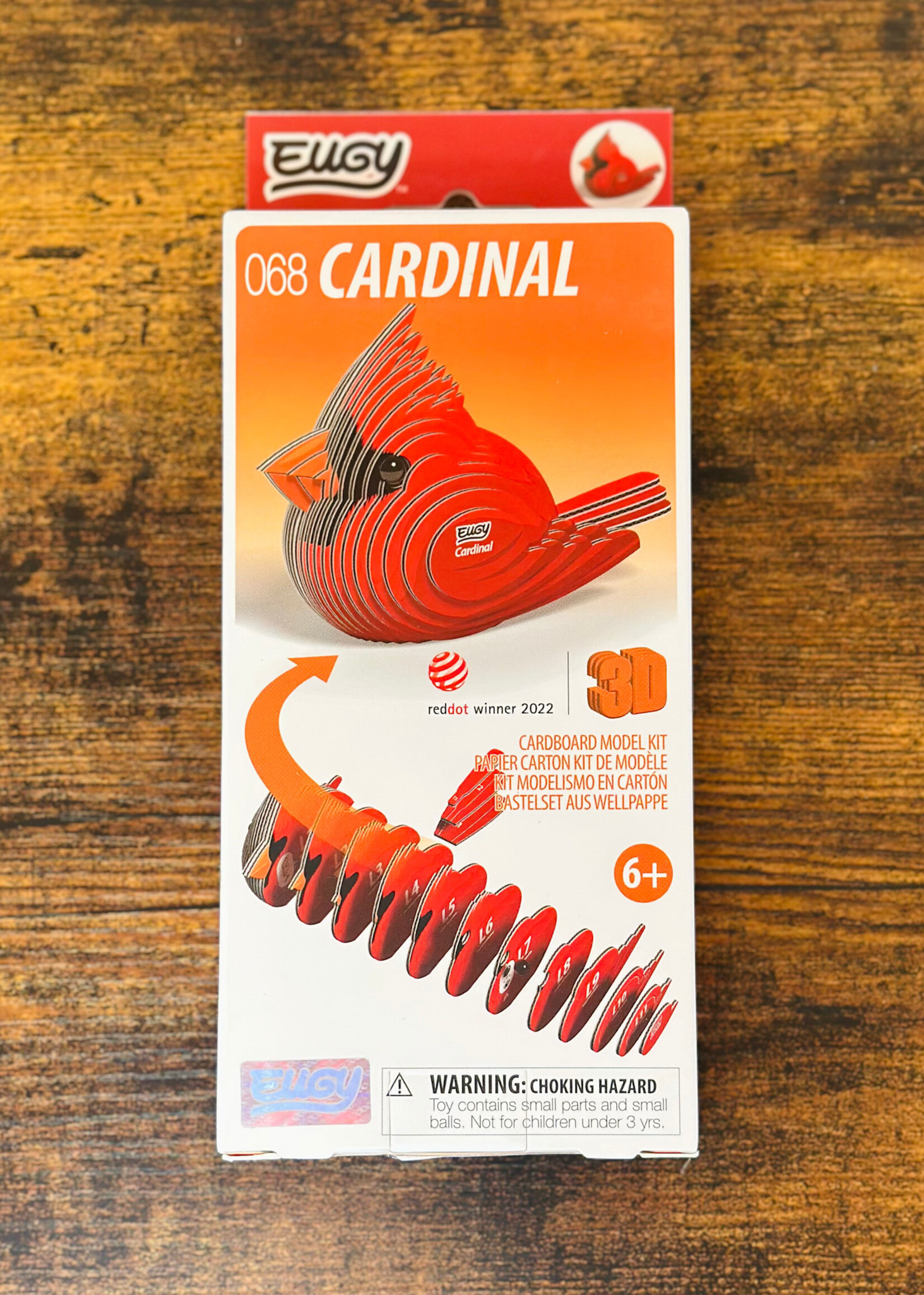 Safari Eugy - Cardinal (3D Puzzle)