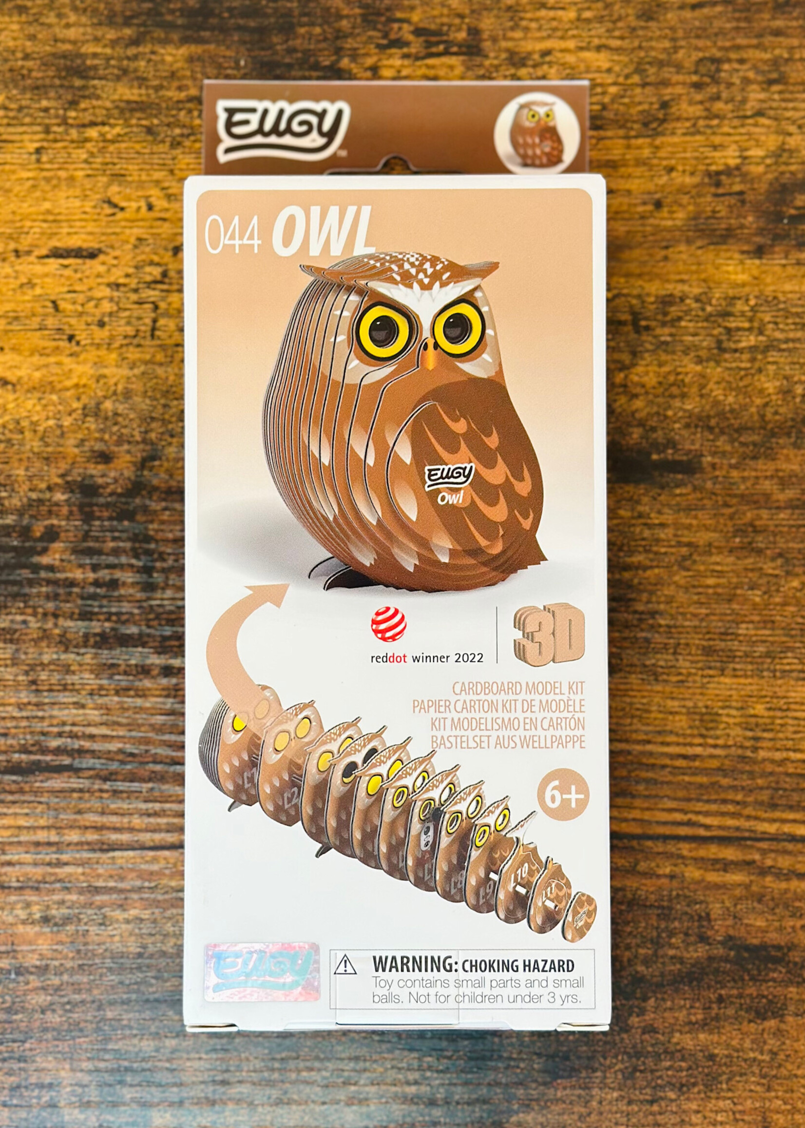 Safari Eugy - Owl (3D Puzzle)