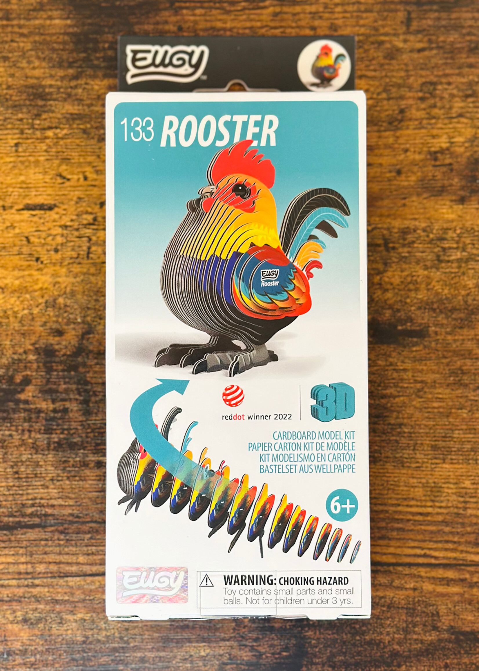 Safari Eugy - Rooster (3D Puzzle)
