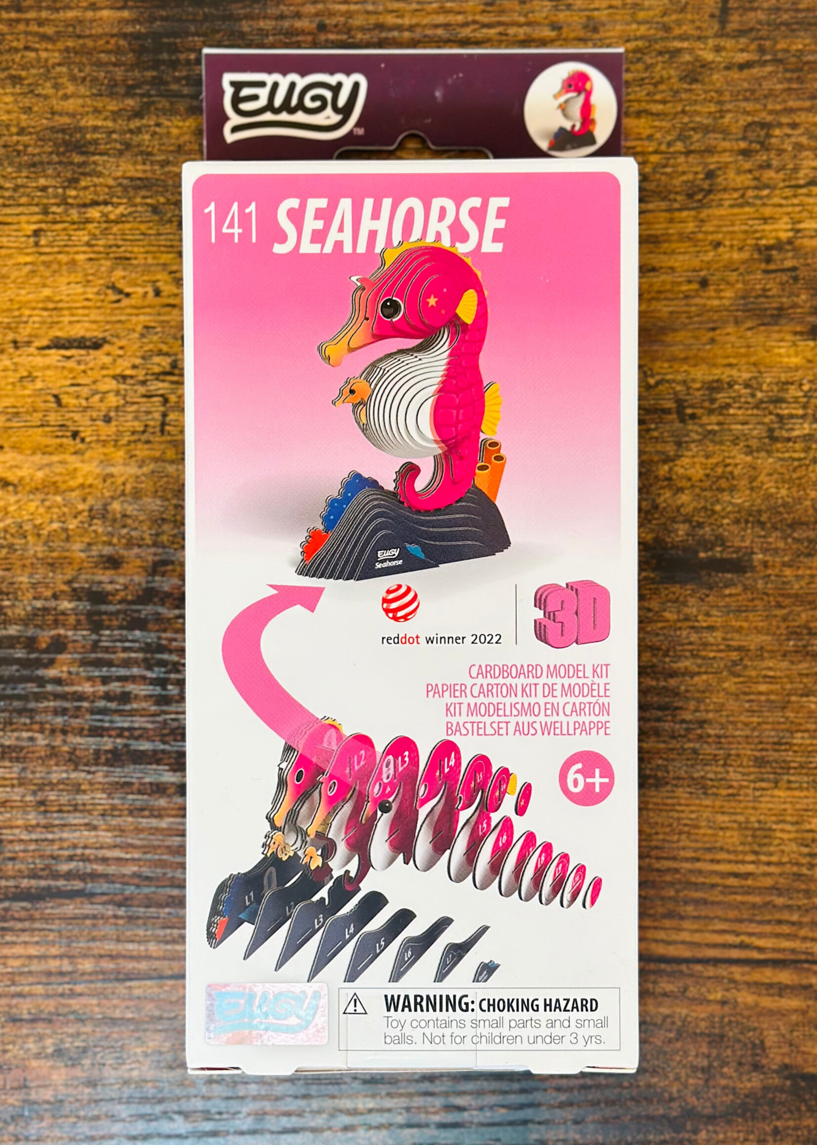 Safari Eugy - Seahorse (3D Puzzle)