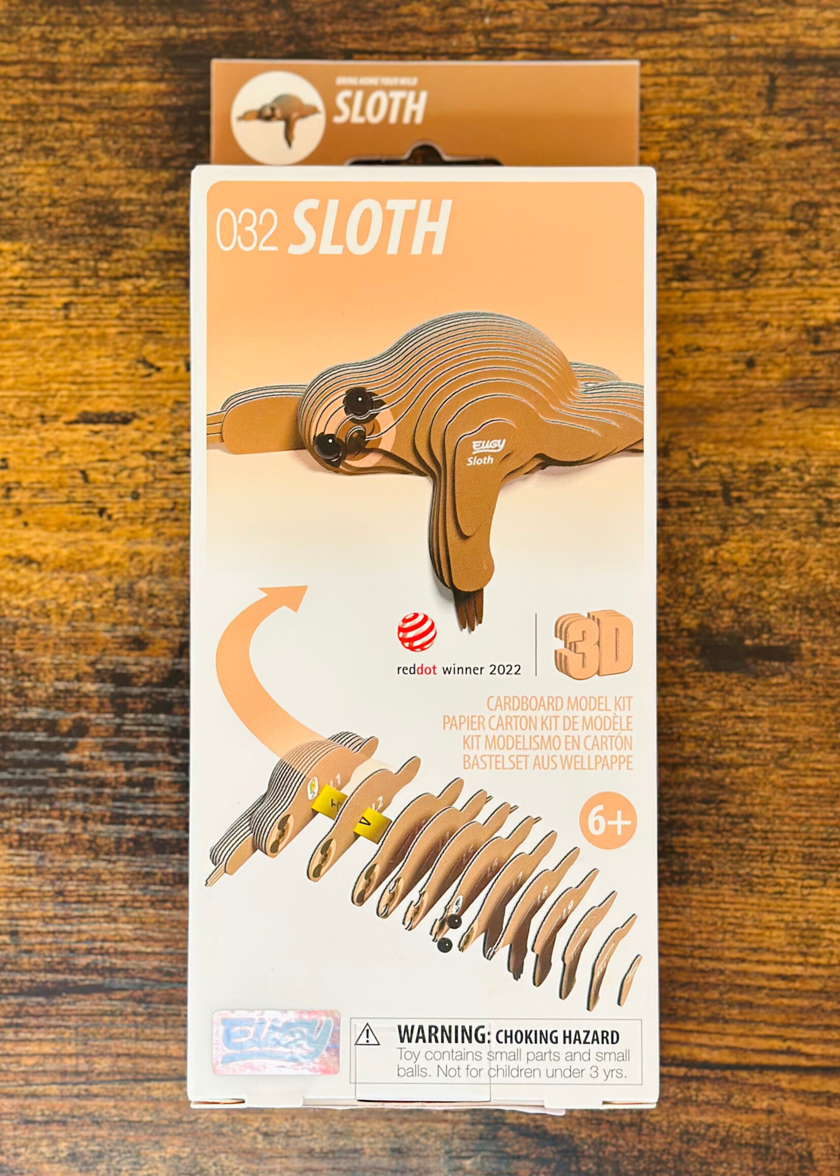 Safari Eugy - Sloth (3D Puzzle)