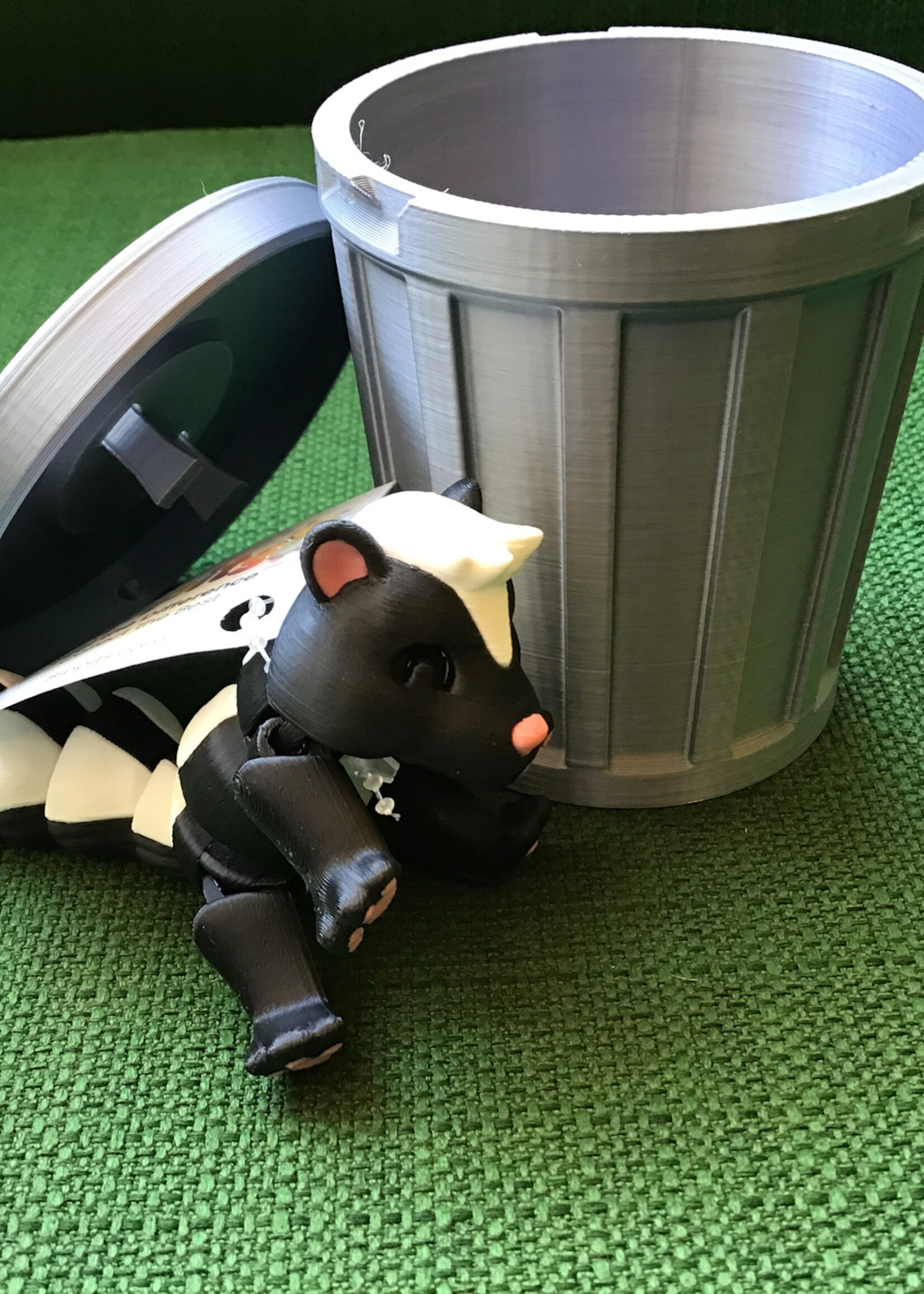 Bumpa Built Skunk +Trash Can