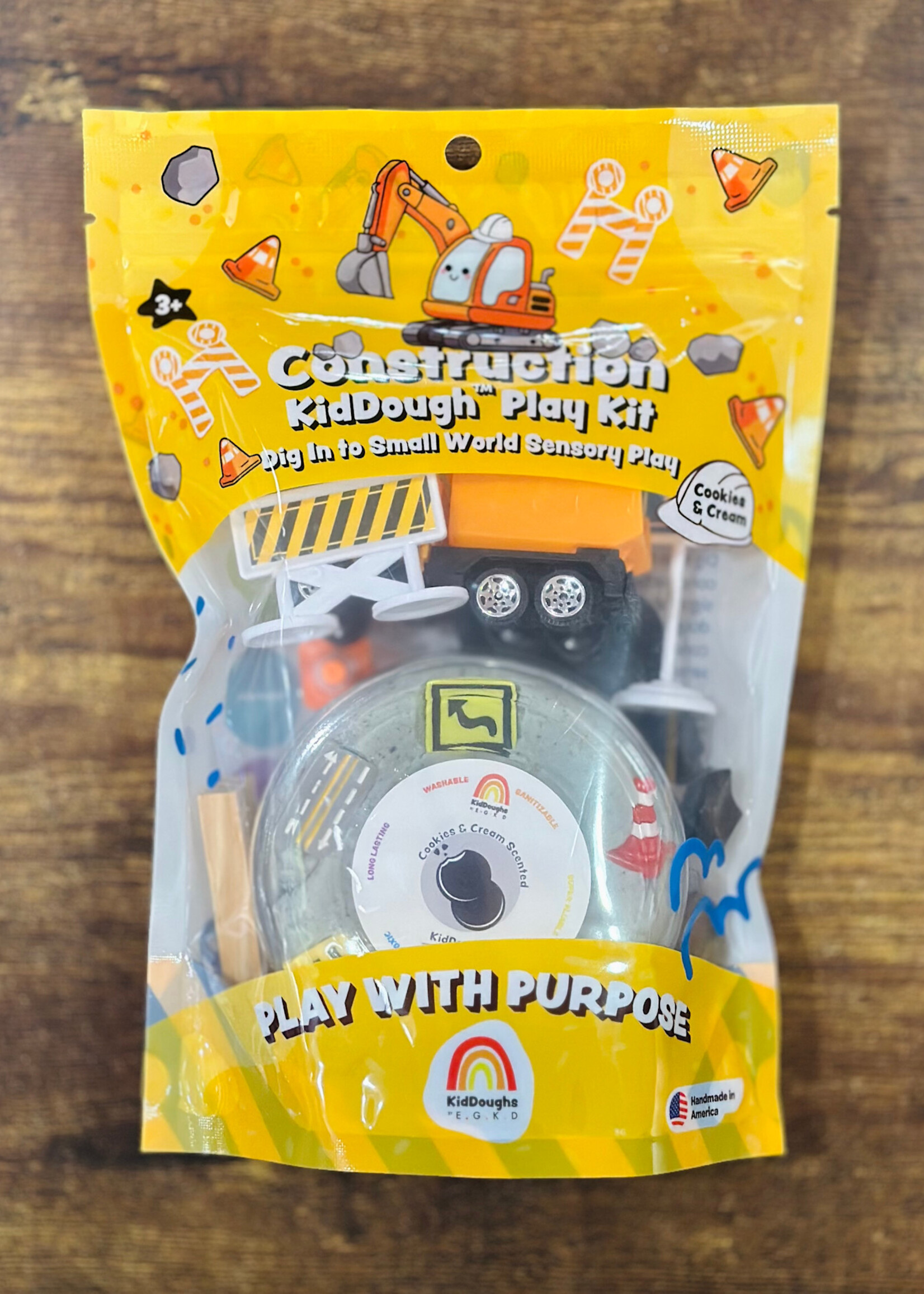 Earth Grown KidDoughs Construction KidDough Play Kit