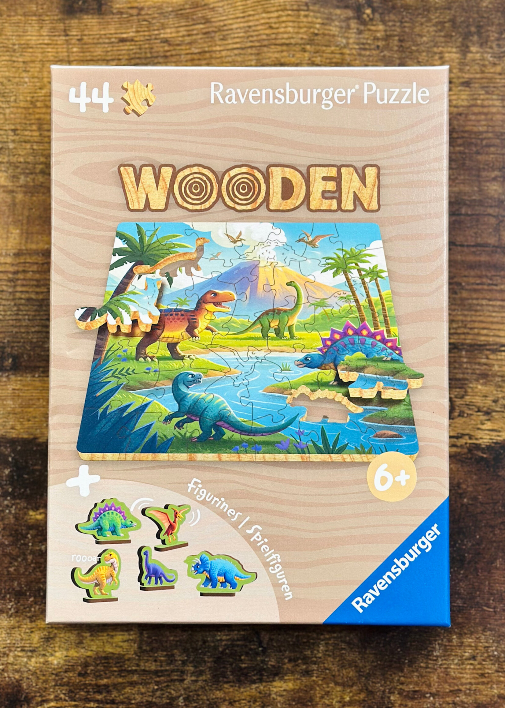 Ravensburger Puzzle - Dinosaur Days (Wooden) 44 Pc.