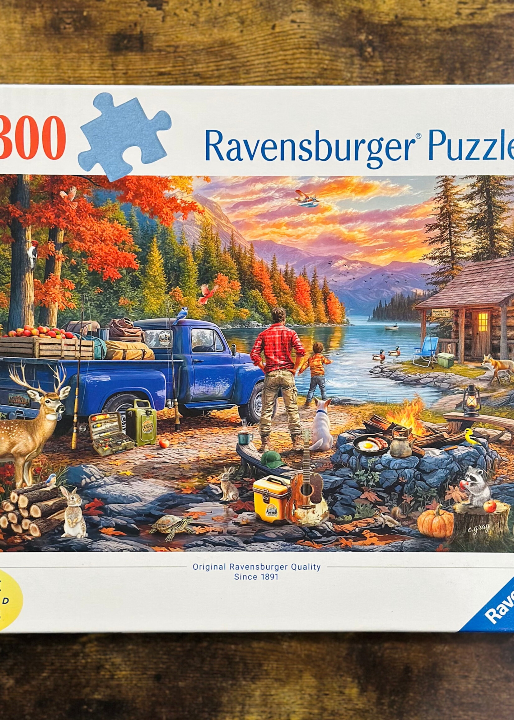 Ravensburger Puzzle - Sunset Lake 300 Pc.
