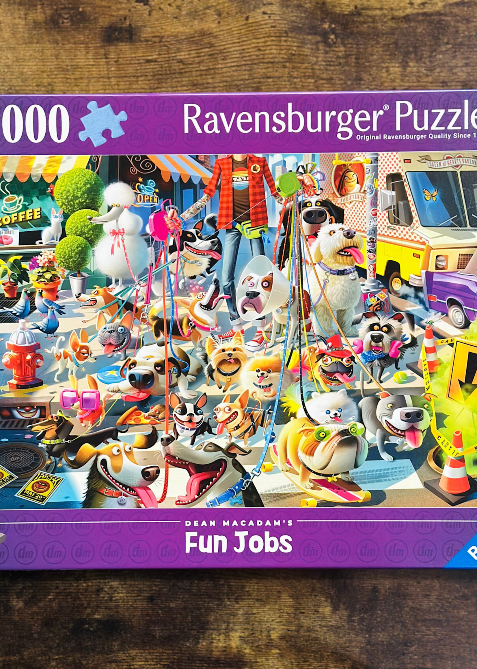 Ravensburger Puzzle - The Dog Walker 1000 Pc.