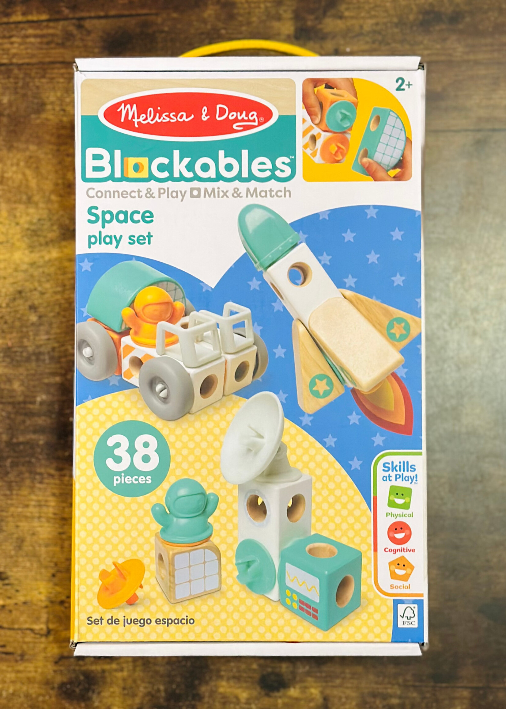 Melissa & Doug Blockables Space Play Set