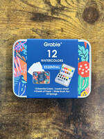 Watercolor Pocket Set of 12 w/ Brush