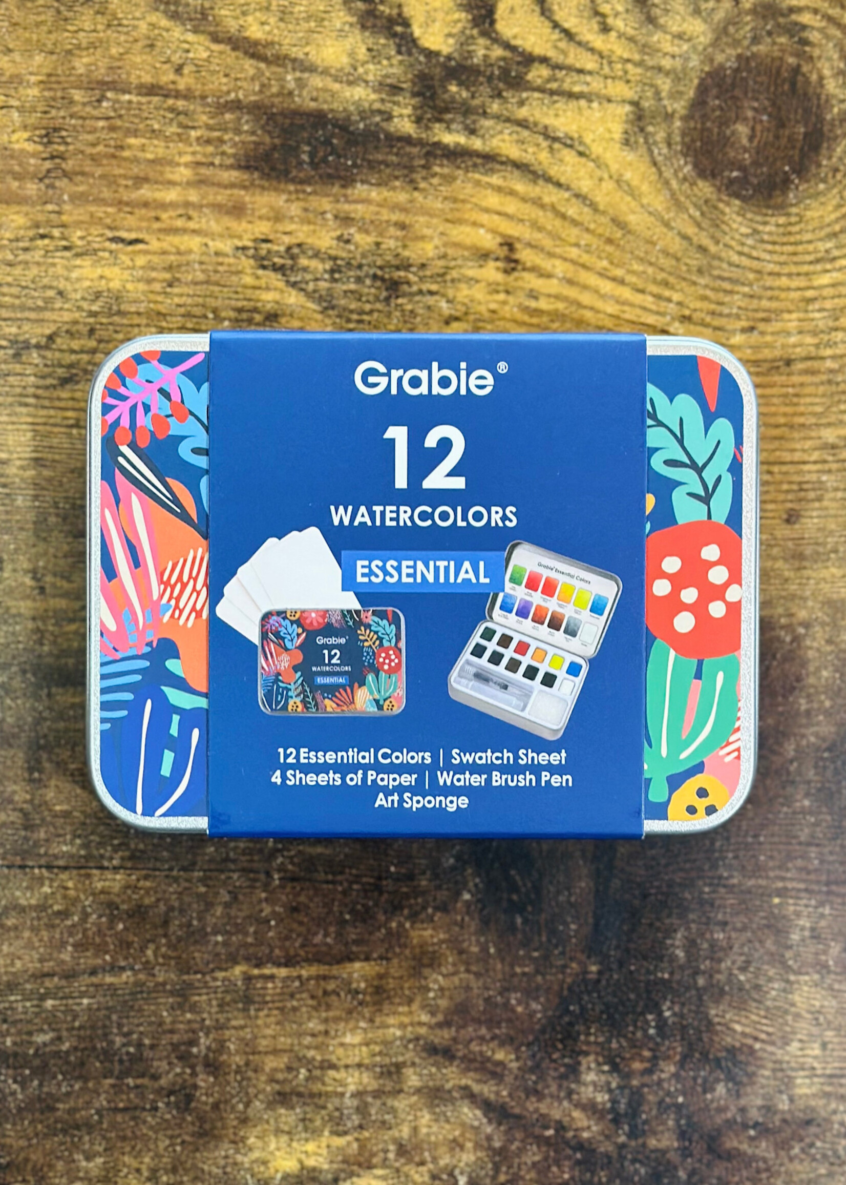 Watercolor Pocket Set of 12 w/ Brush