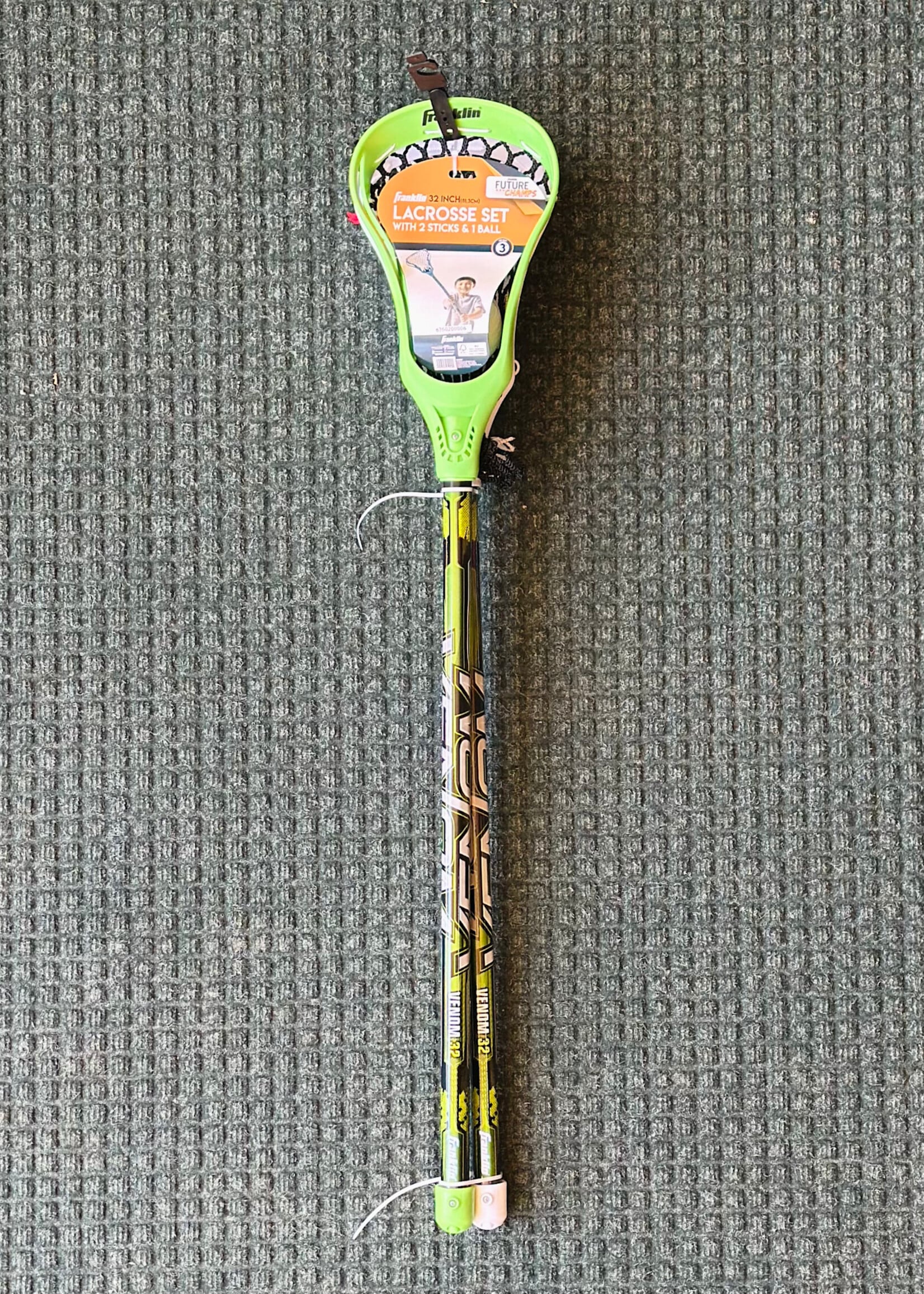 Franklin Lacrosse Youth Set with 2 Sticks and a Ball