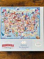 Boardwalk Puzzles Puzzle - America the Beautiful 100 Pc.