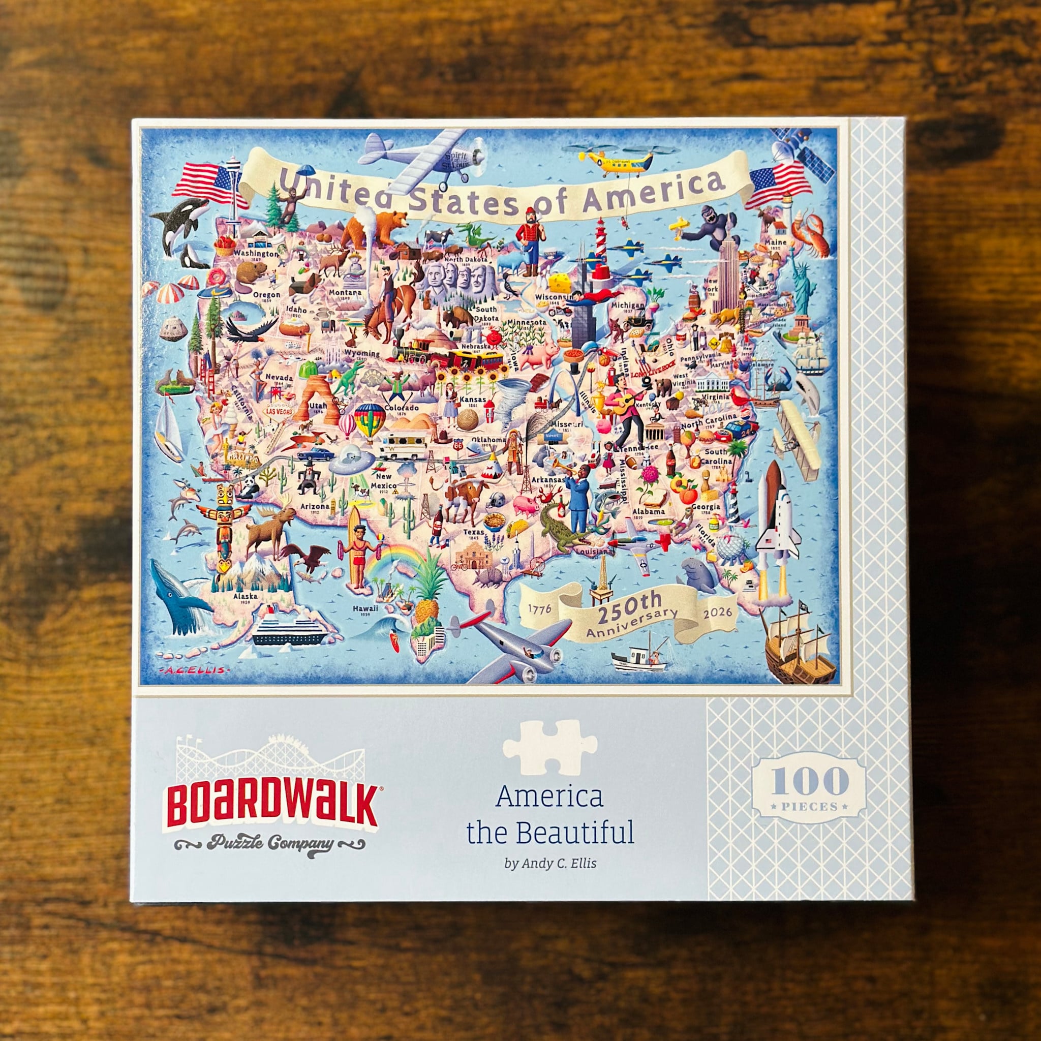 Puzzle - America the Beautiful 100 Pc.