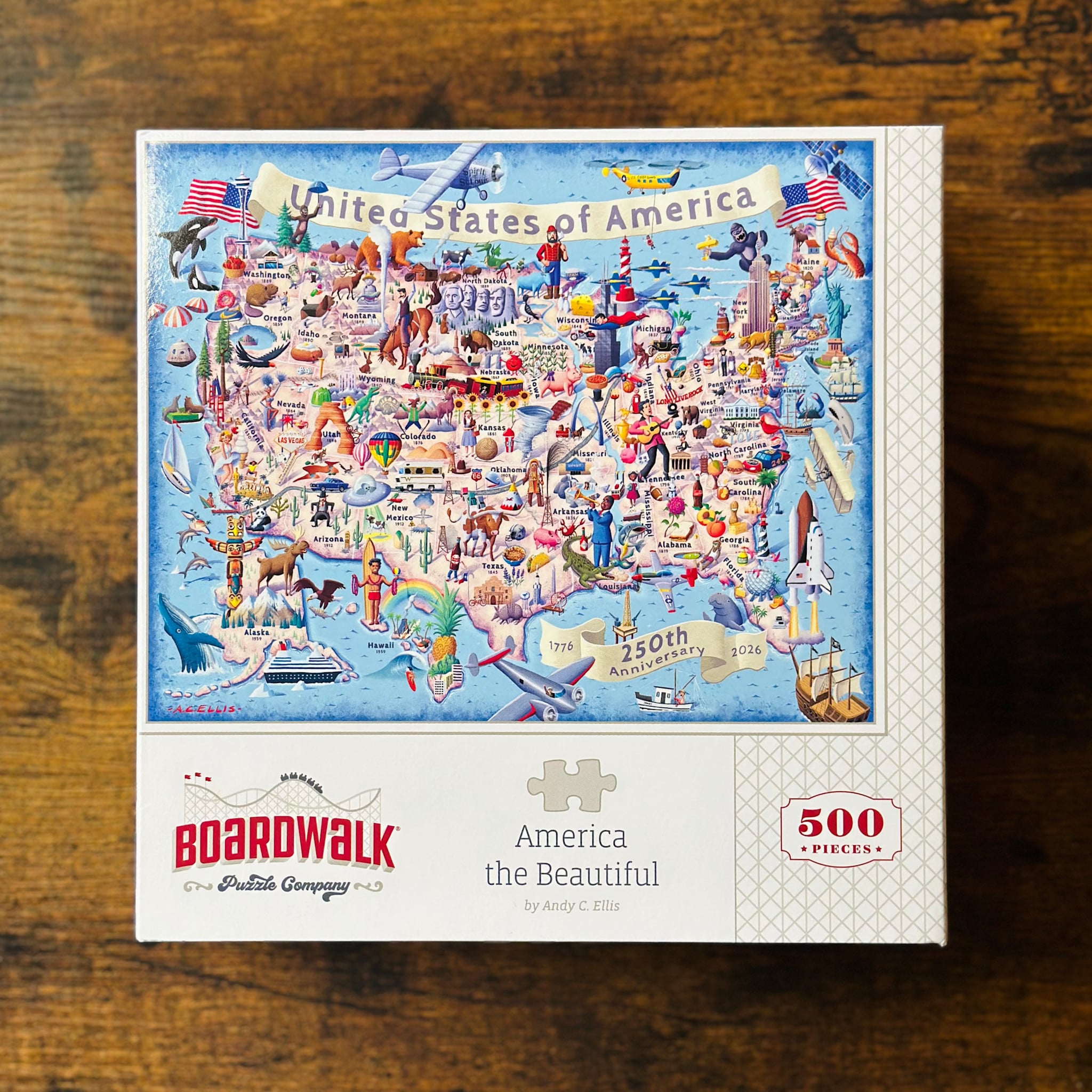 Puzzle - America the Beautiful 500 Pc.