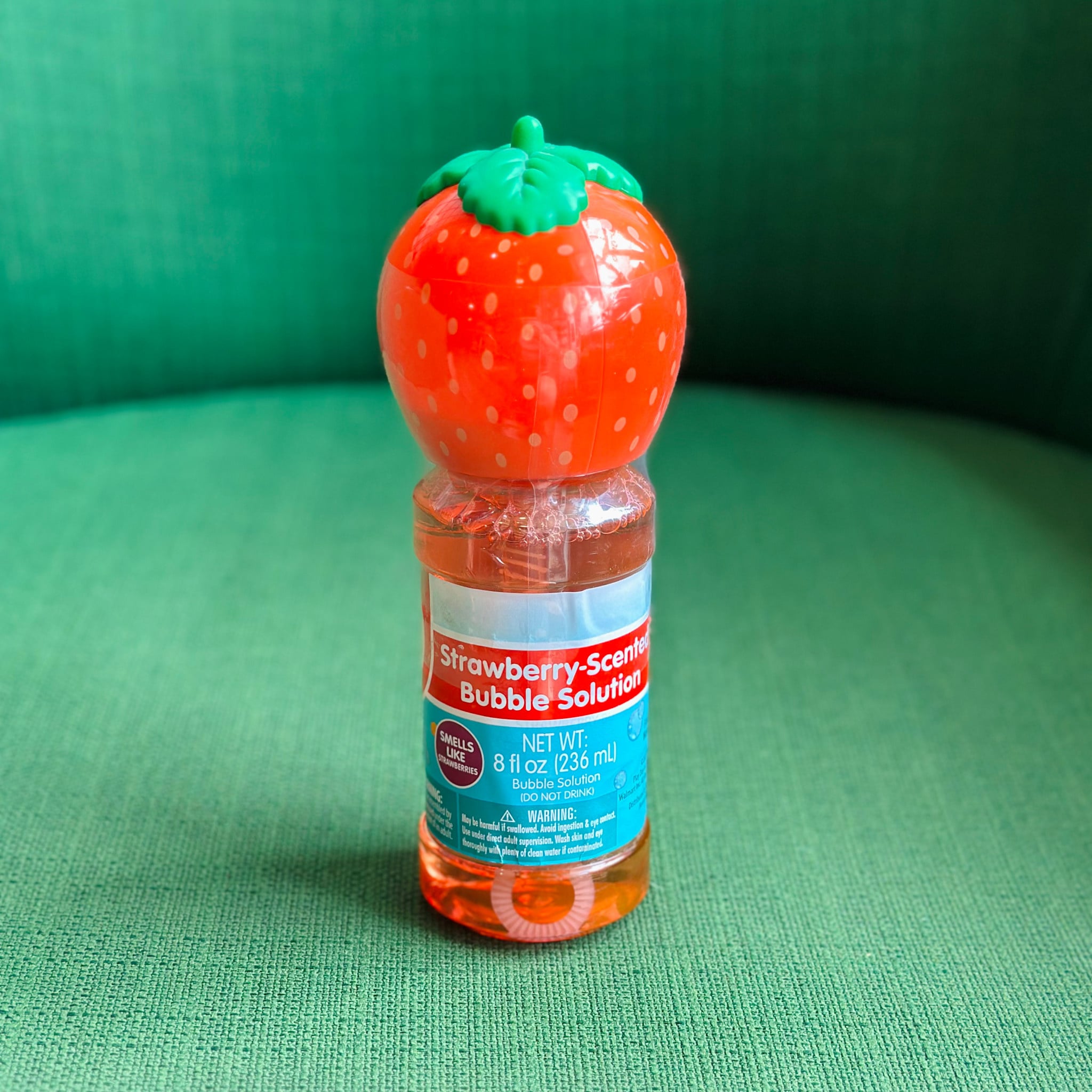 Strawberry-Scented Bubble Solution
