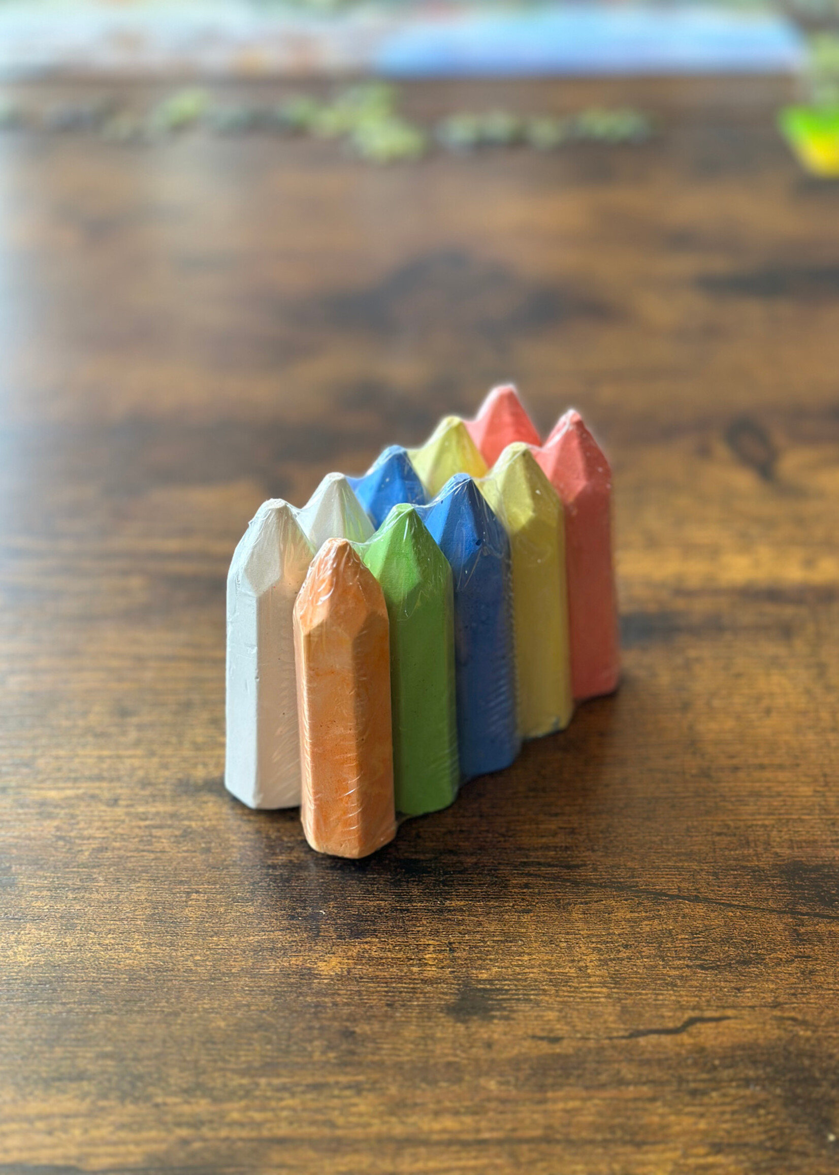 10-Pack Colorful Chalk