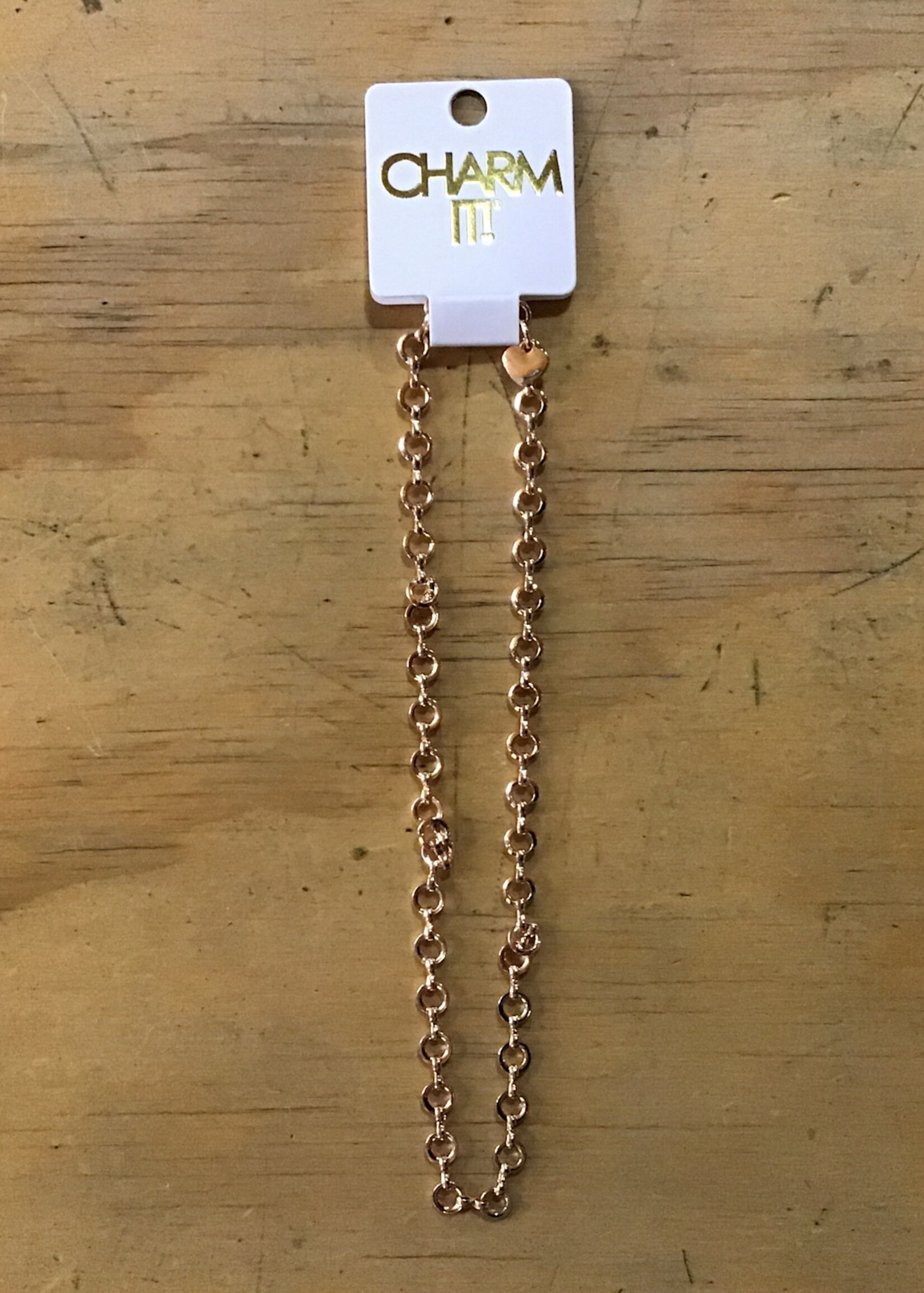 Charm It! Charm It! - Gold Chain Choker Necklace