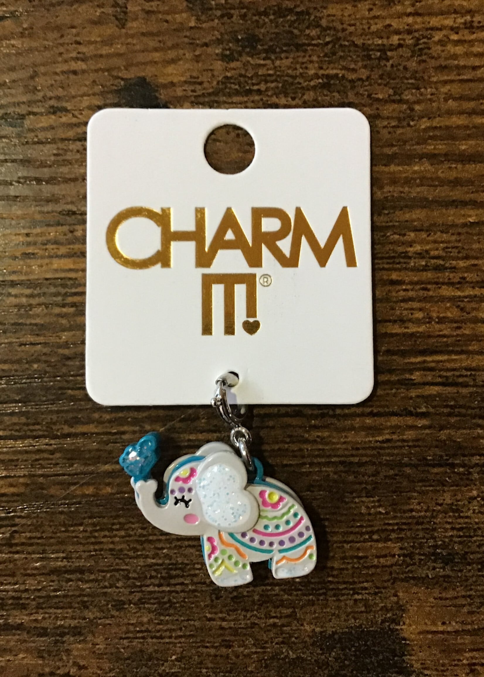 Charm It! - Glitter Elephant Charm