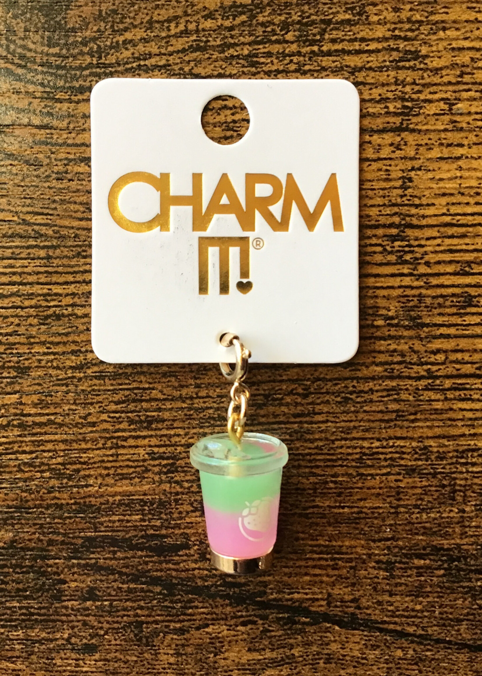 Charm It! Charm It! - Gold Strawberry Matcha Charm