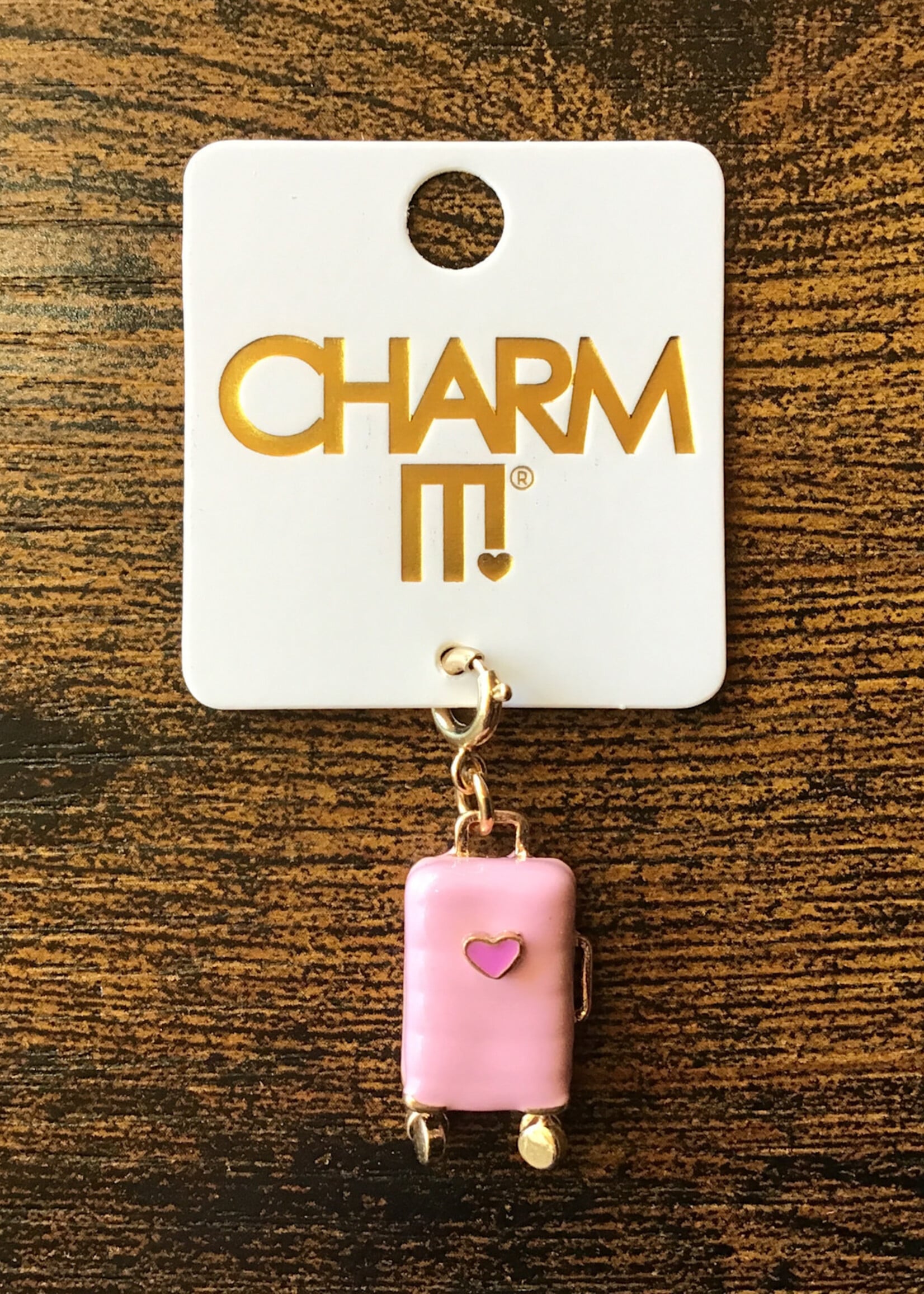 Charm It! Charm It! - Gold Suitcase Charm