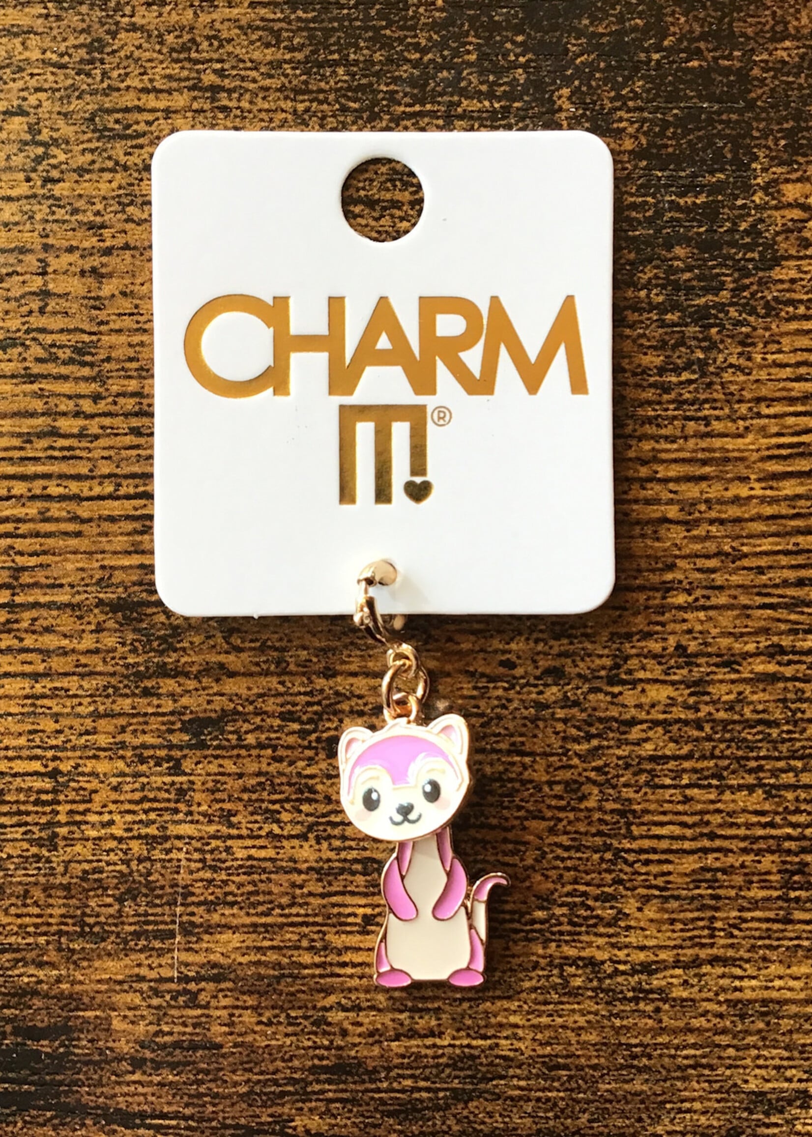 Charm It! Charm It! - Gold Swivel Ferret Charm