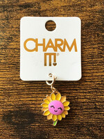 Charm It! Charm It! - Gold Sunflower Charm