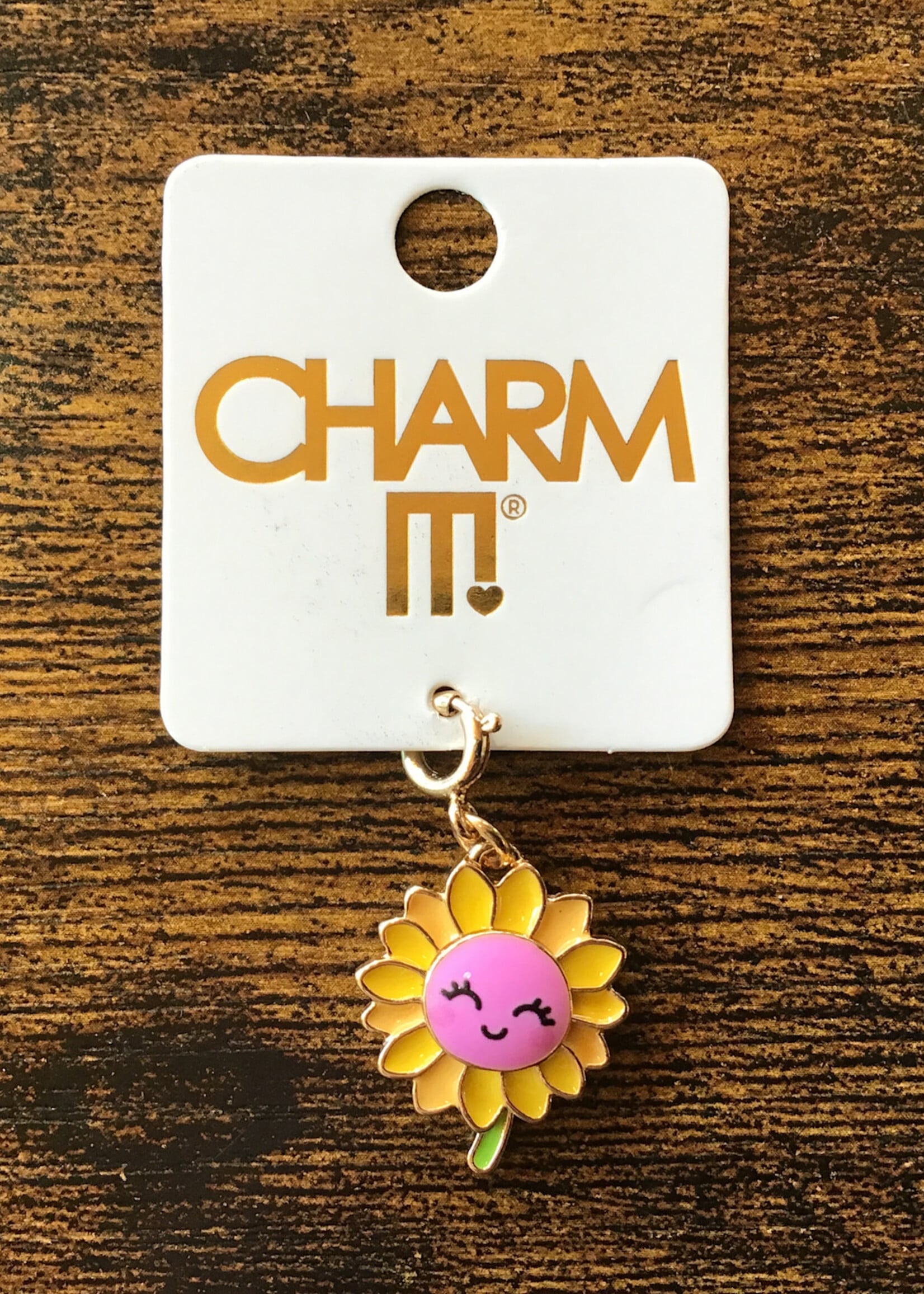 Charm It! Charm It! - Gold Sunflower Charm