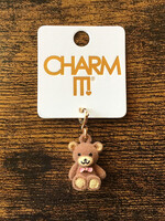 Charm It! Charm It! - Gold Fuzzy Bear Charm
