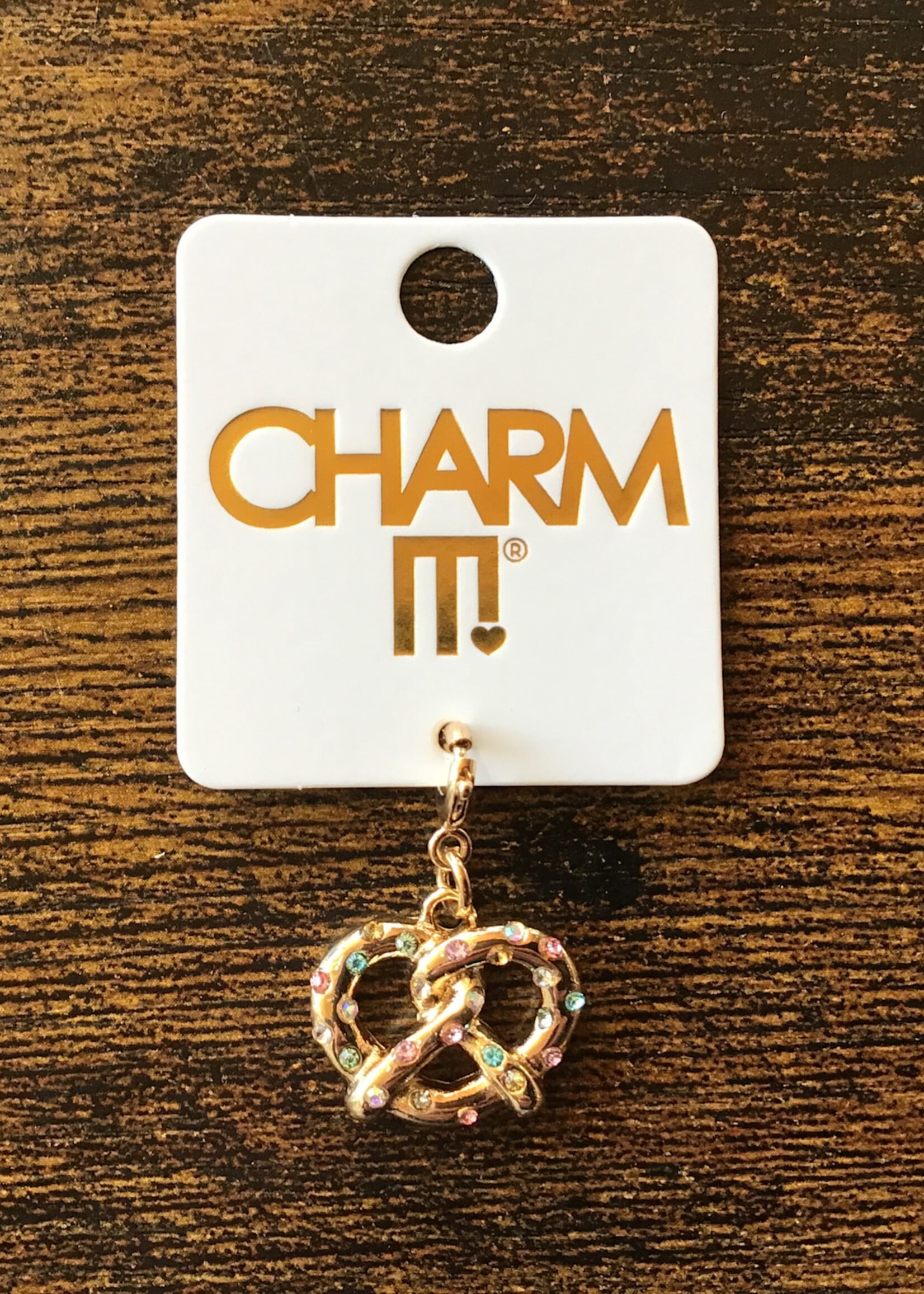Charm It! Charm It! - Gold Pretzel Charm