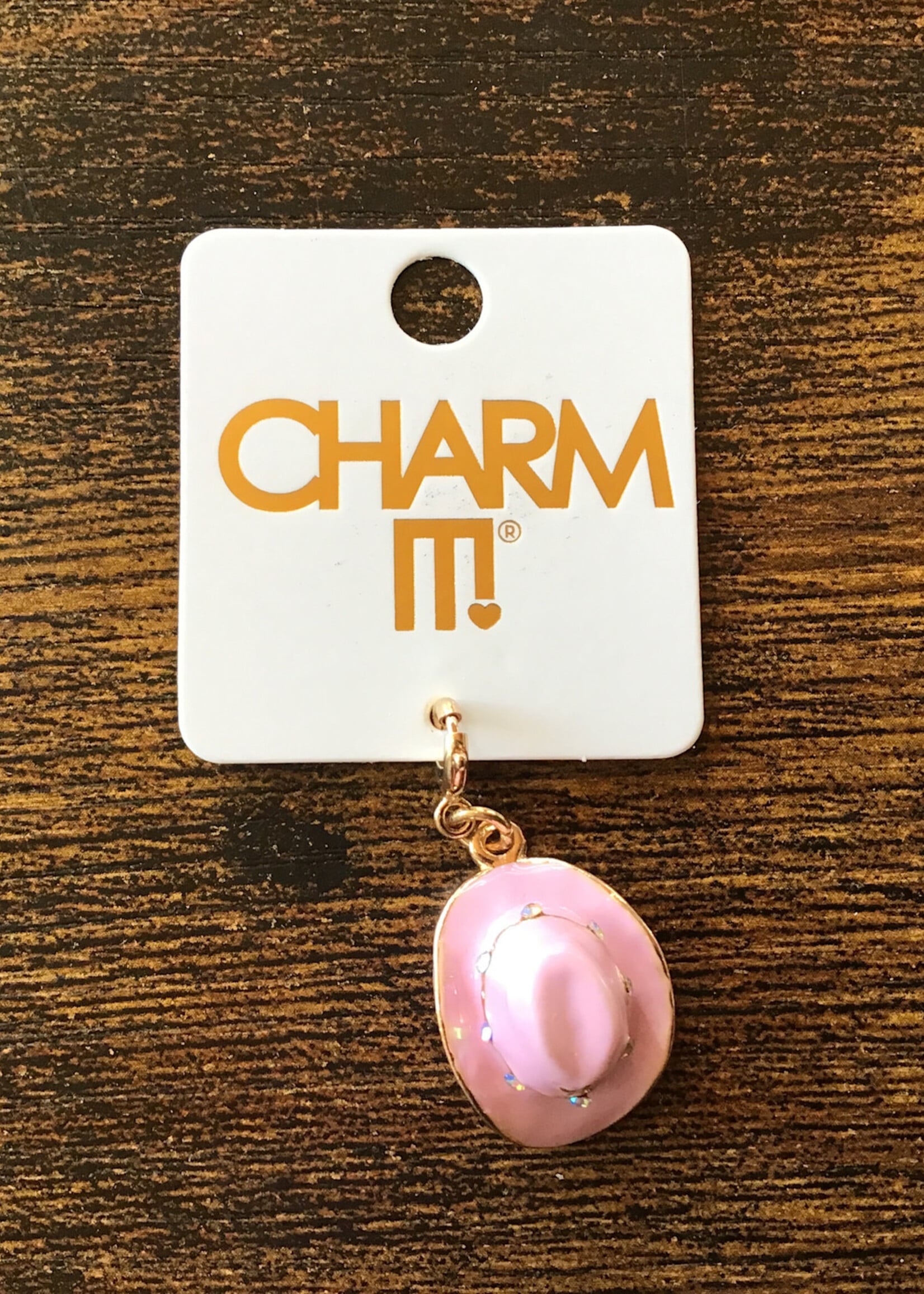Charm It! Charm It! - Gold Cowboy Hat Charm