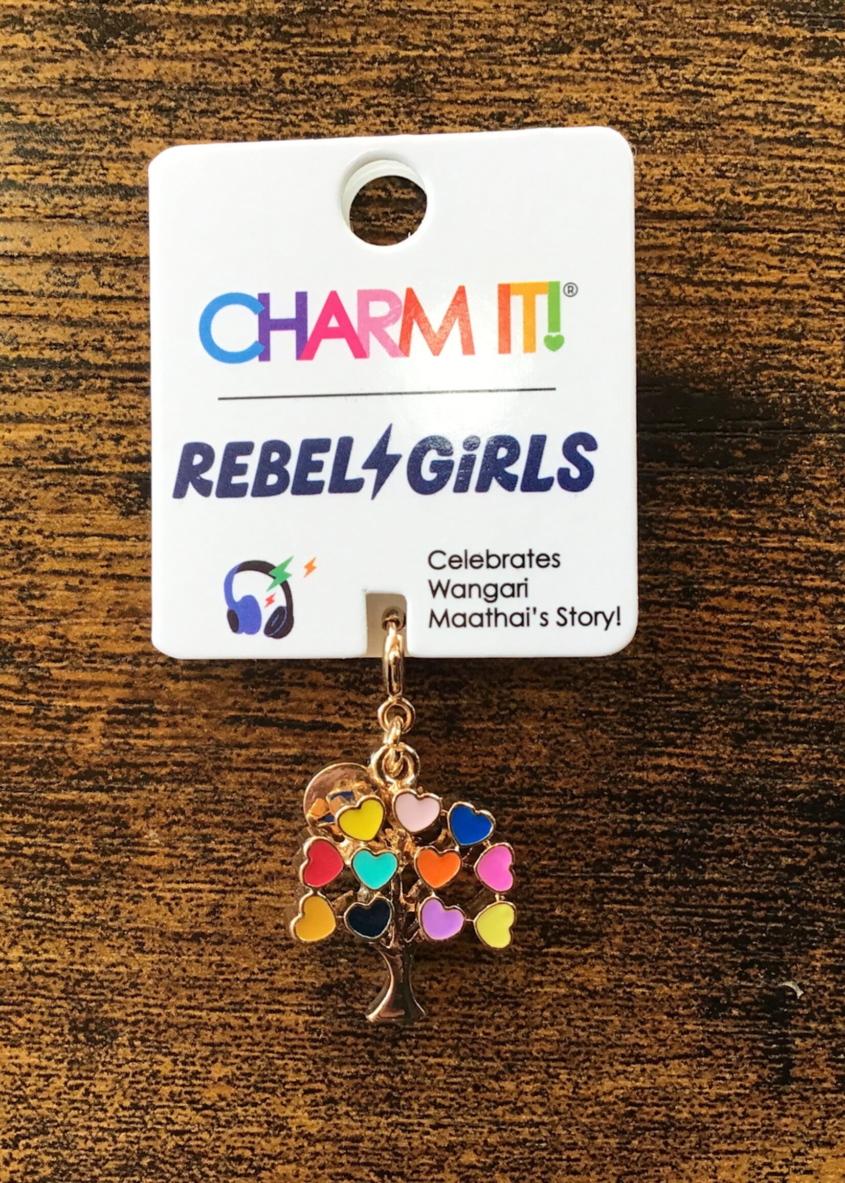 Charm It! Charm It! - Gold Rebel Girls Tree Charm