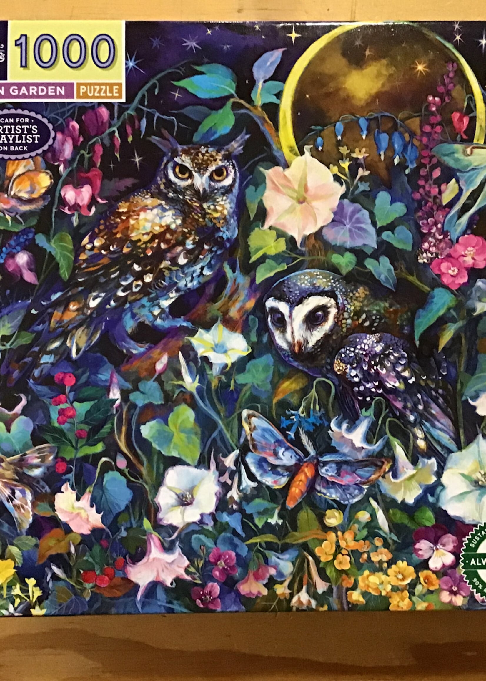 eeBoo Moon Garden 1000 puzzle